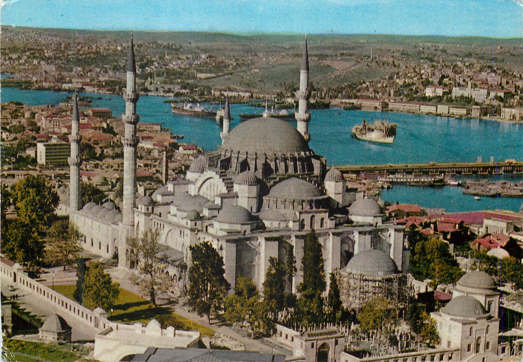 CPM Istanbul ve Saheserleri Suleymaniye ve Halic The Mosque of Soliman the magnificent and the Golden Horn