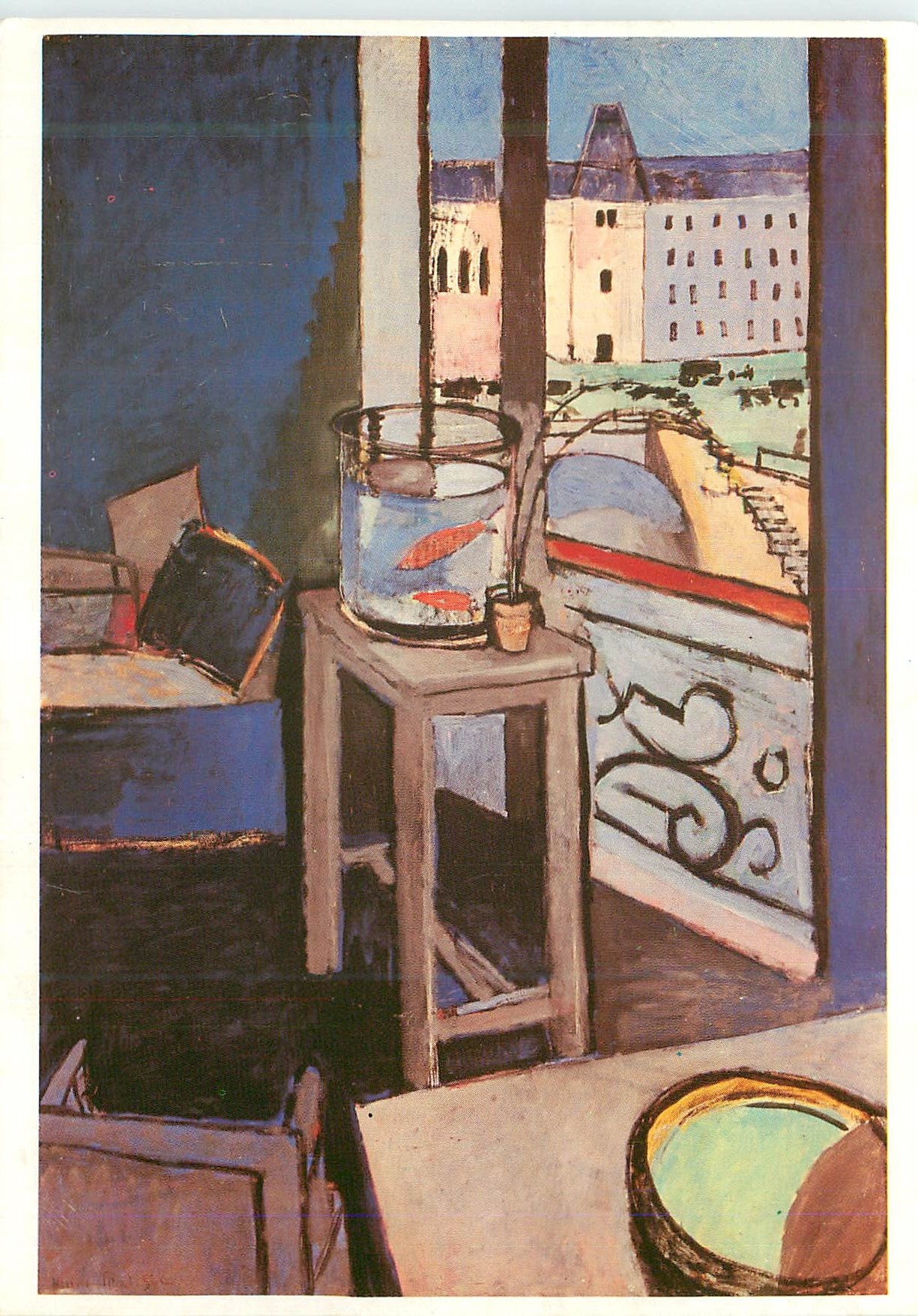 CPM Henri Matisse Le bocal aux poissons rouges Musee National d Art Moderne Paris