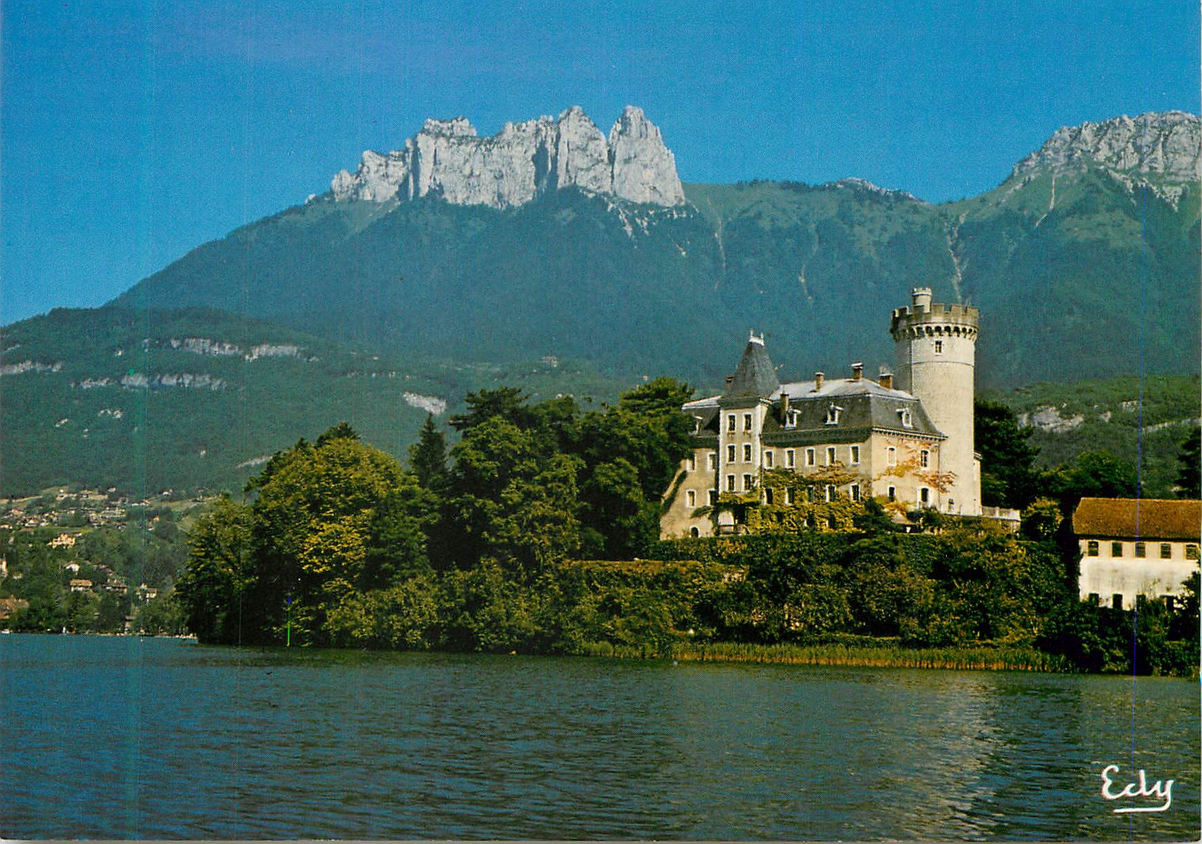 Château de Duingt — Lac d'Annecy — Éditeur Edy