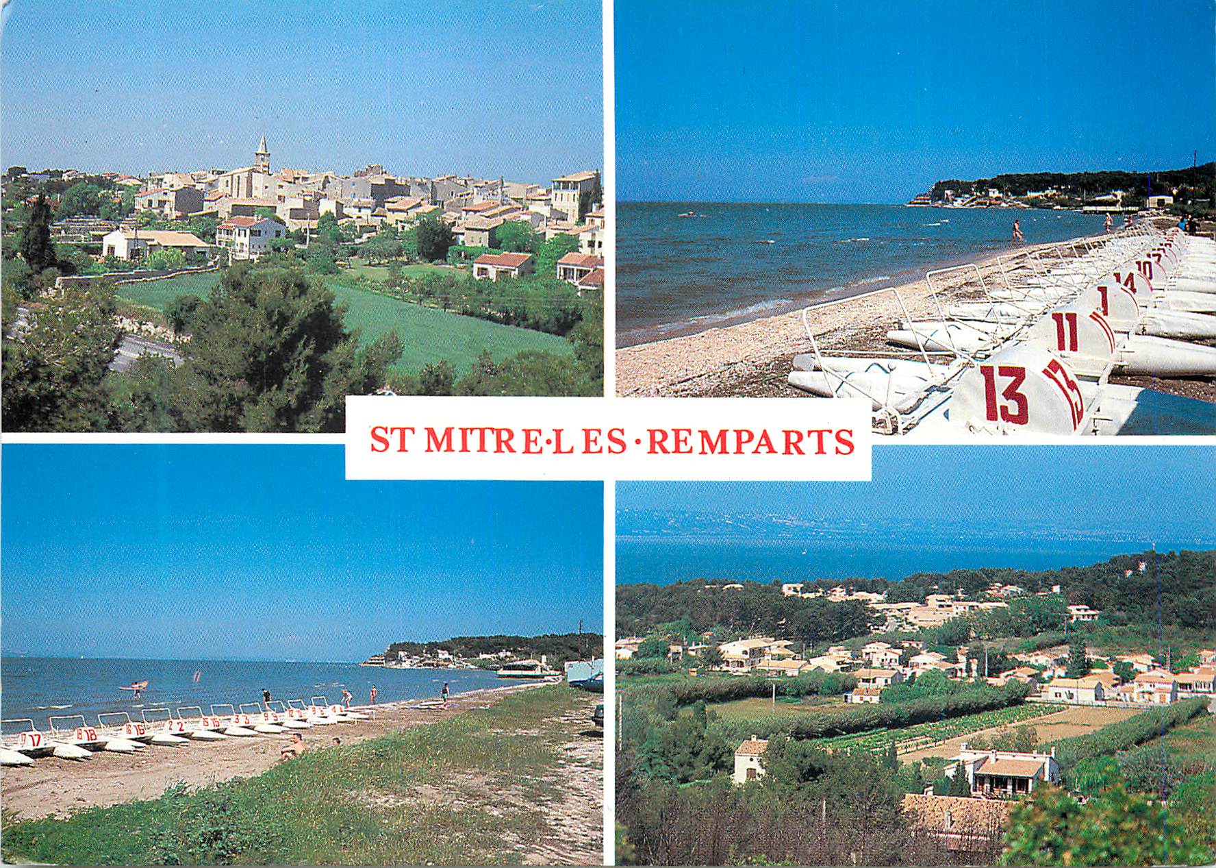CPM Saint Mitre Les Remparts La Plage Varages