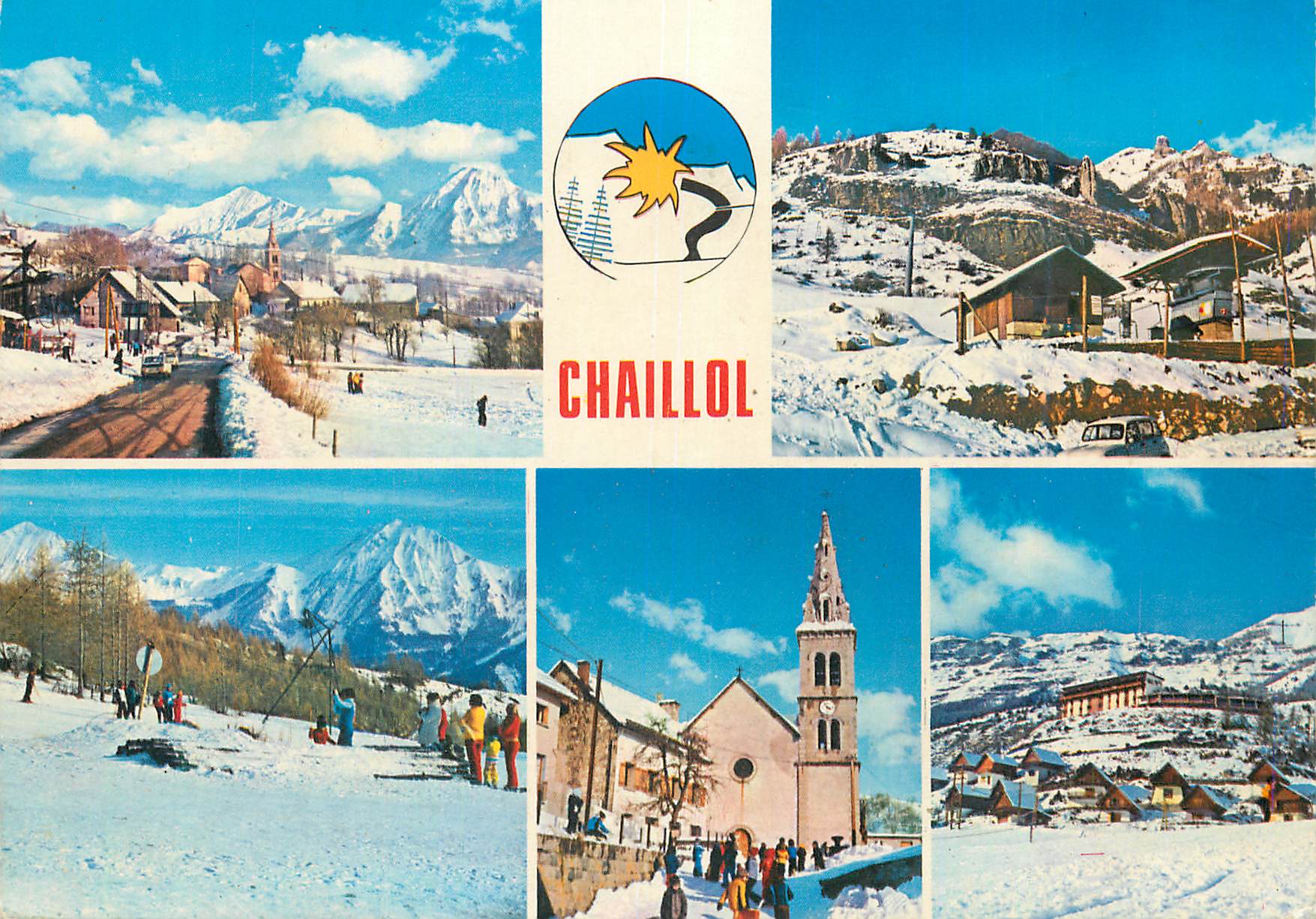 Chaillol — Vue sur la station — Éditions des Alpes
