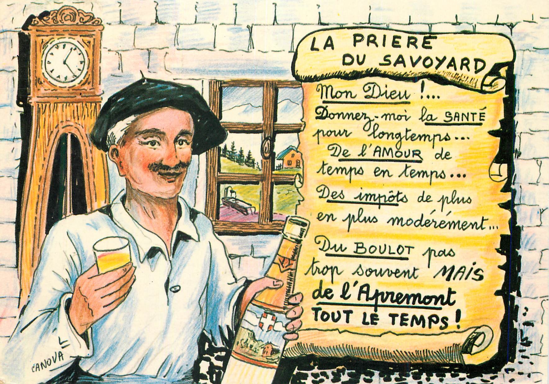 CPM Images de Chez Nous D apres une assiette decorative du peintre Canova La priere du savoyard