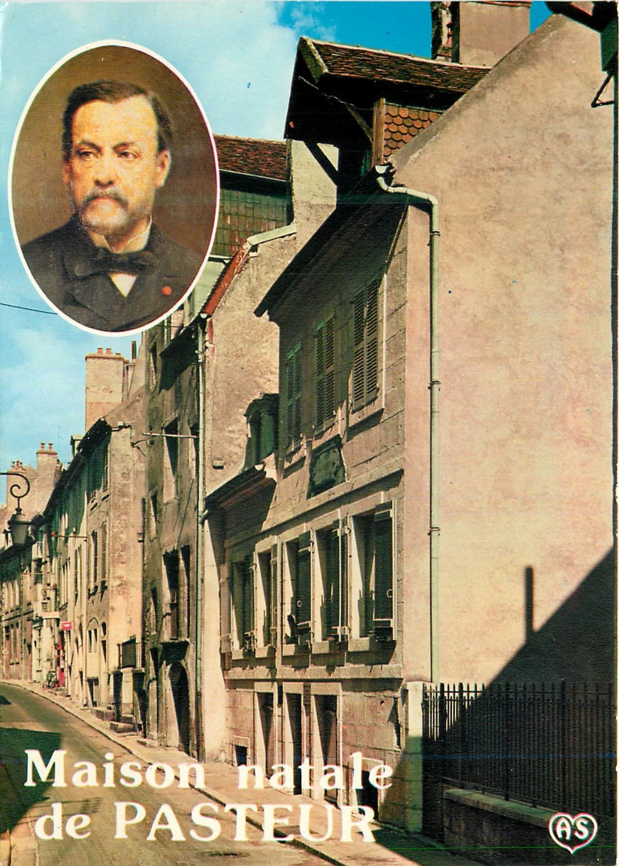 CPM Maison natale de Pasteur La Franche Pittoresque Dole Jura Rue Pasteur lci est ne Louis Pasteur le 27 decembre 1822