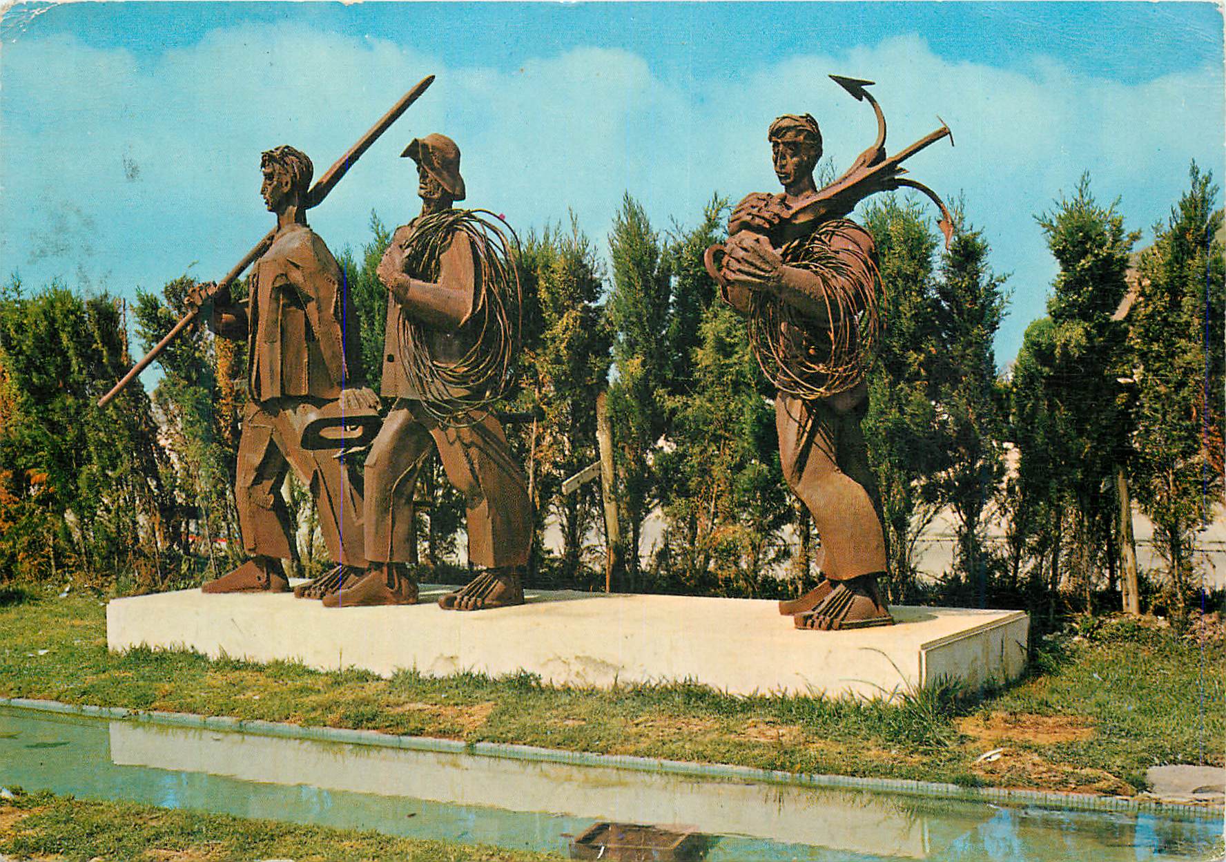 CPM Laredo Santader Monument to the fisherman