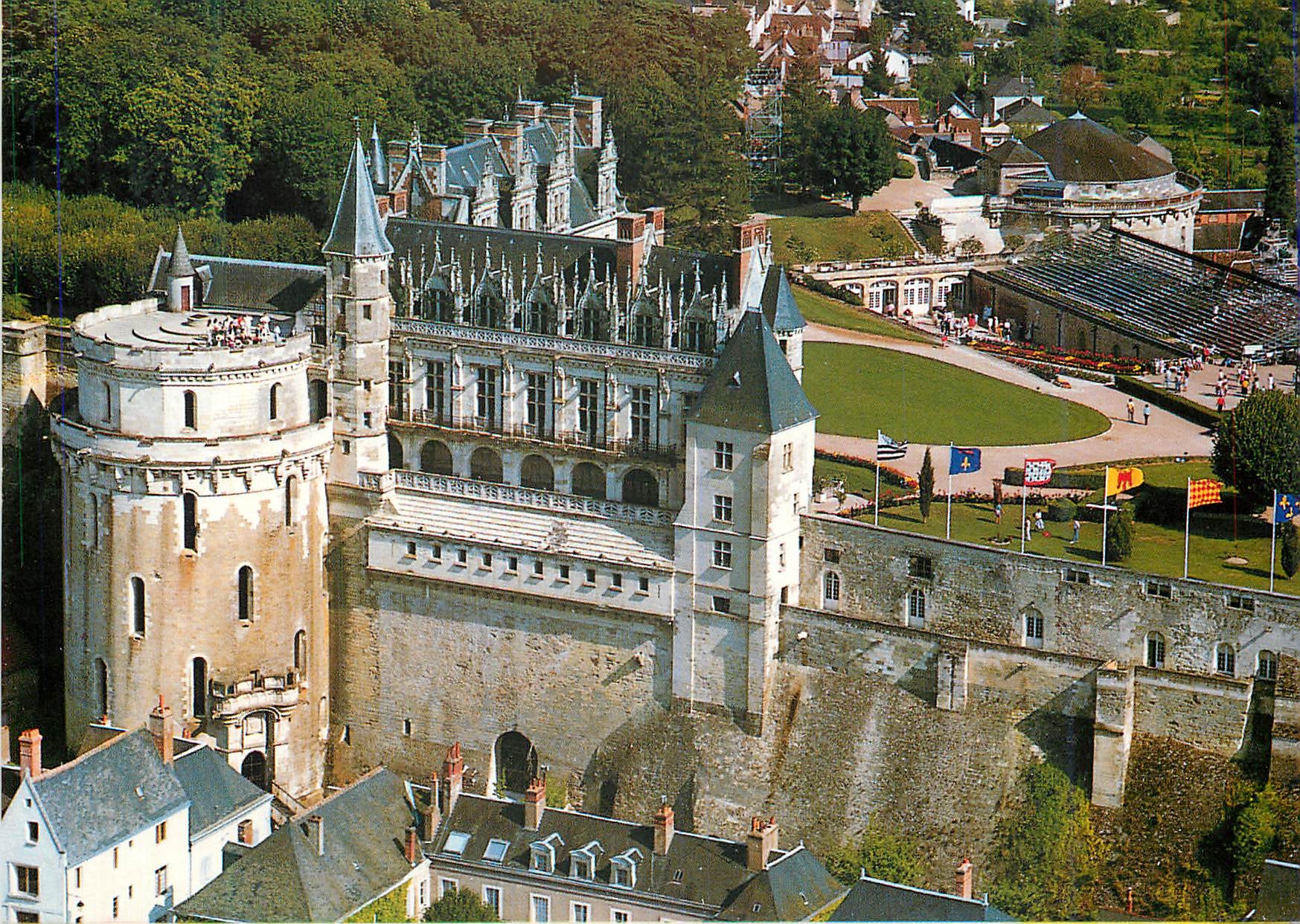 CPM Chaumont sur Loire Amboise Indre et Loire Vue d ensemble du Chateau