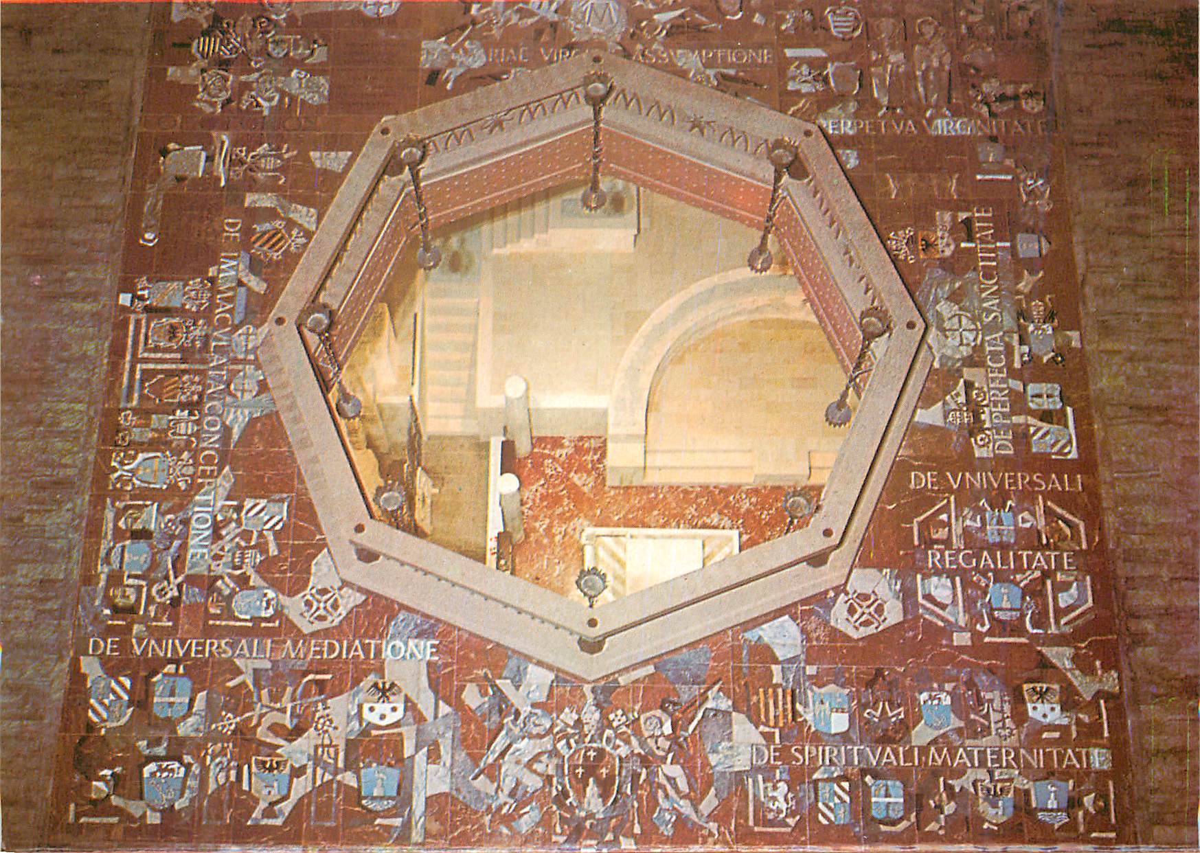 CPM Nazareth The Church of the Annunciation The Pavement of the Upper Church