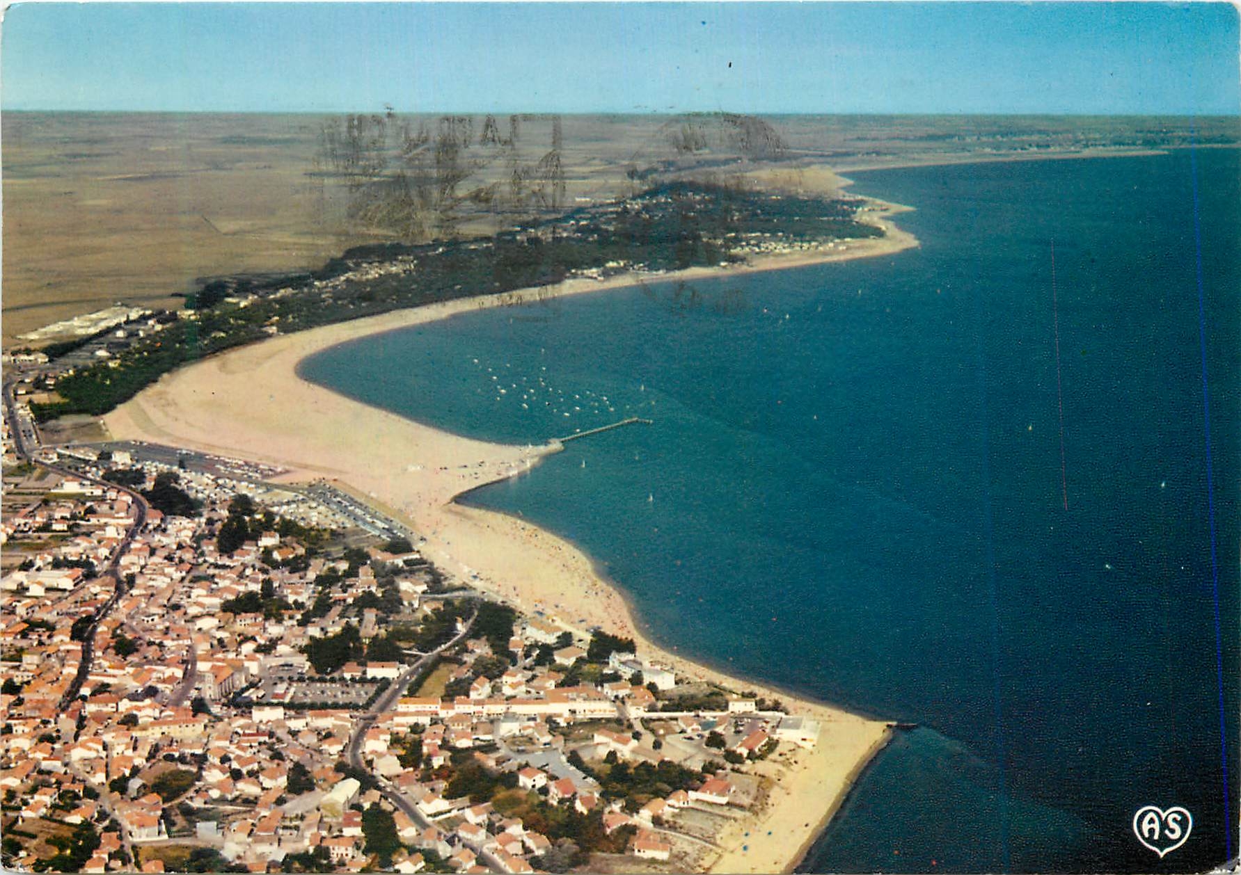 CPM Cote de Lumiere Cote de Fleurs La Tranche sur Mer Vendee Vue generale et la Cote