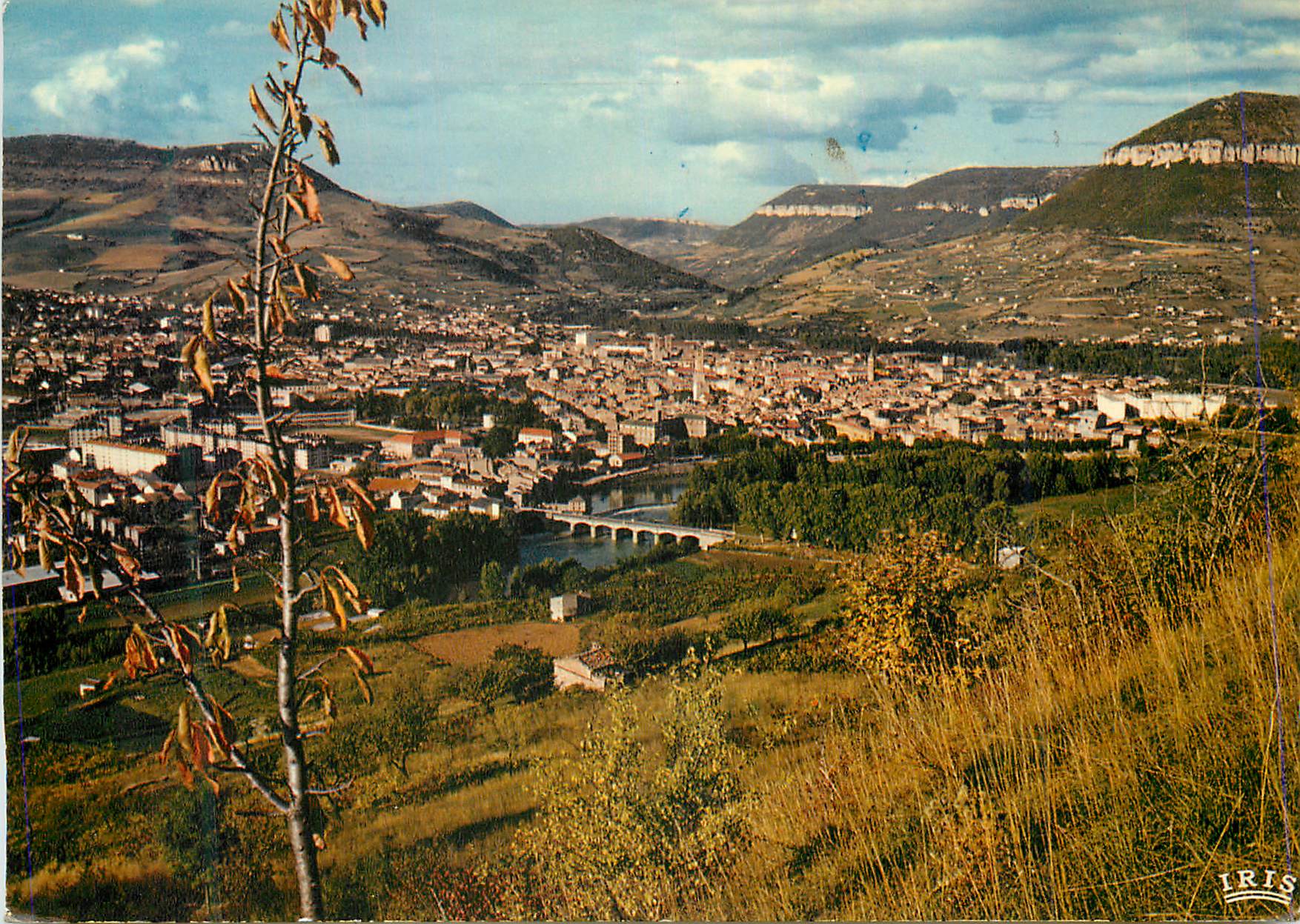 CPM Millau Aveyron Porte des Gorges du Tarn Vue generale et le Pont sur le Tarn
