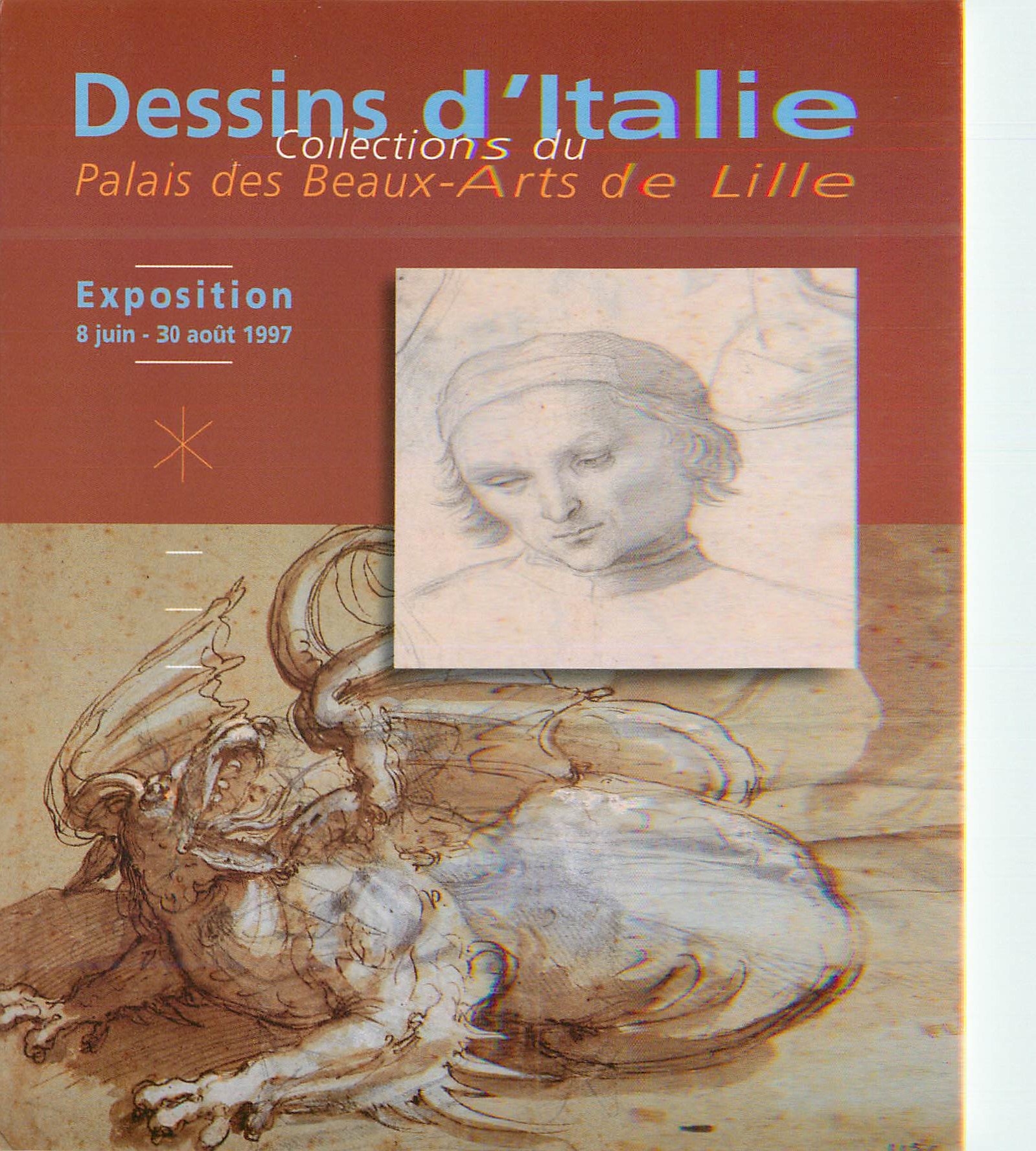 CPM Dessins d Italie Collections du Palais des Beaux Arts de l Ille Exposition 8 Juin au 30 aout 1997