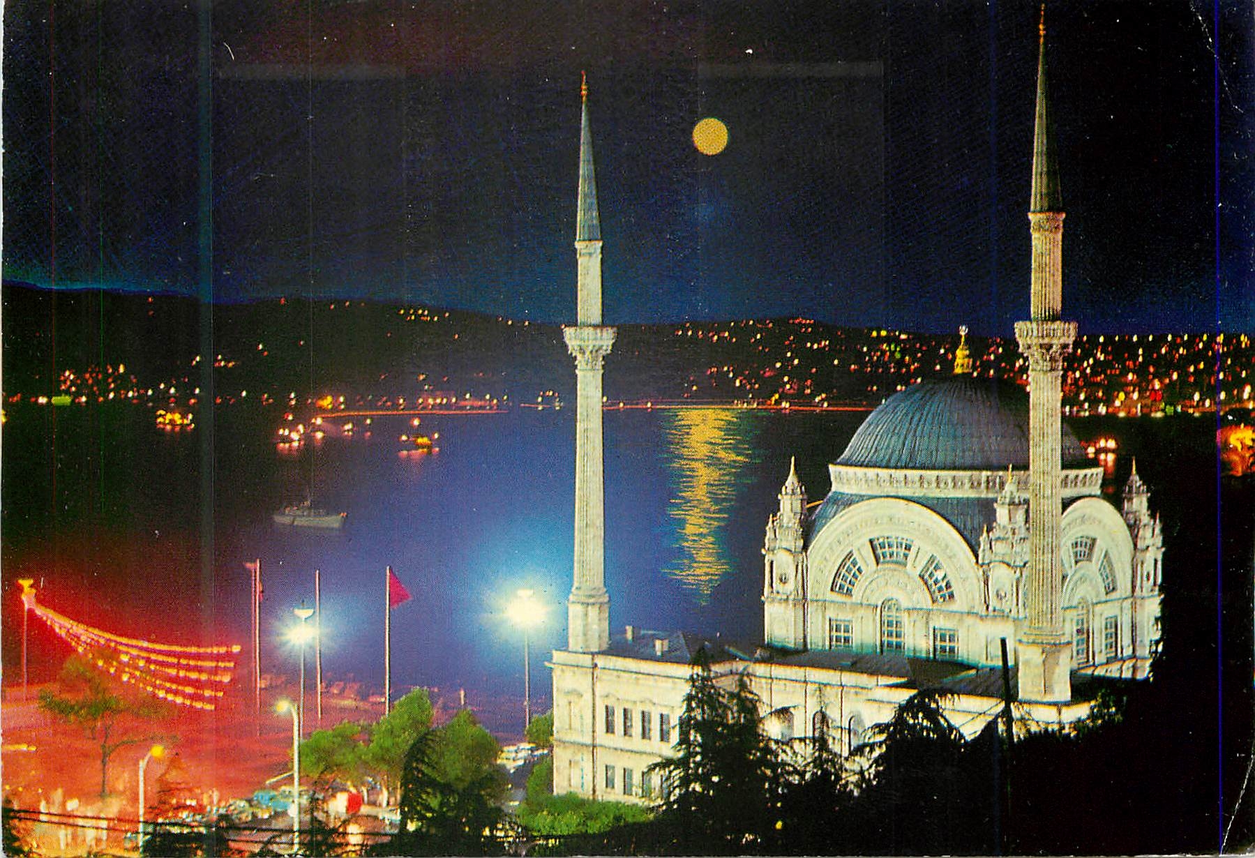 CPM Istanbul ve Guzellikleri Dolmabache Mosquee de and Bosphorus