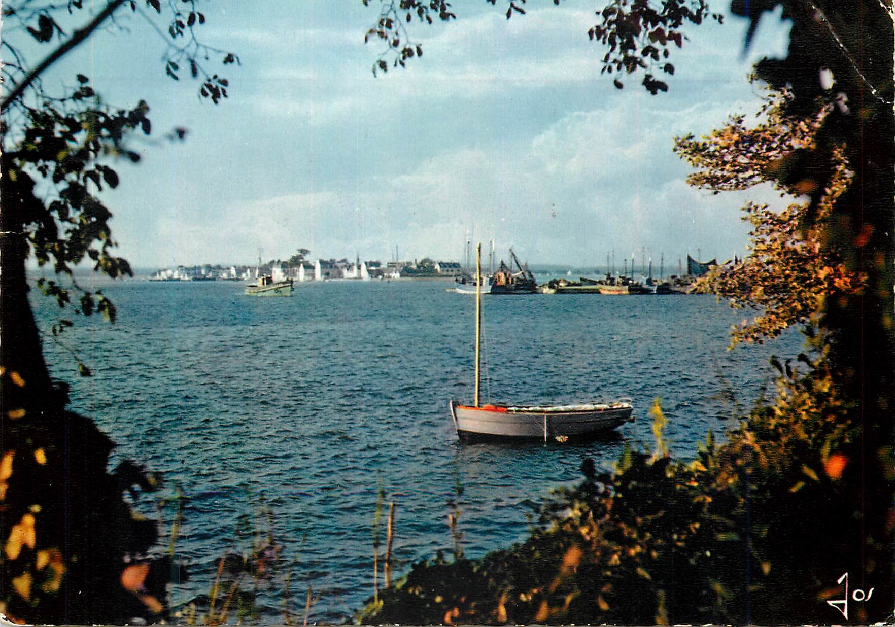 CPM La Bretagne en Couleurs L Ile Tudy Vue prise de Loctudy