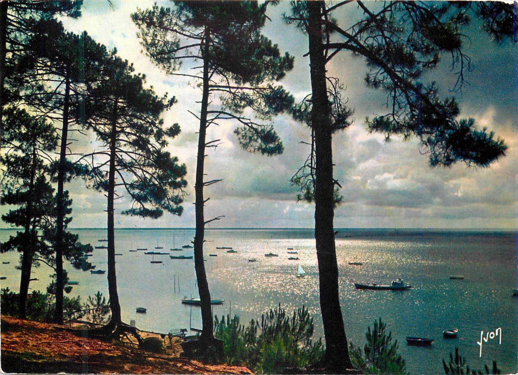 Arcachon — Crépuscule sur le Bassin d'Arcachon — Éditions d'art Arcueil