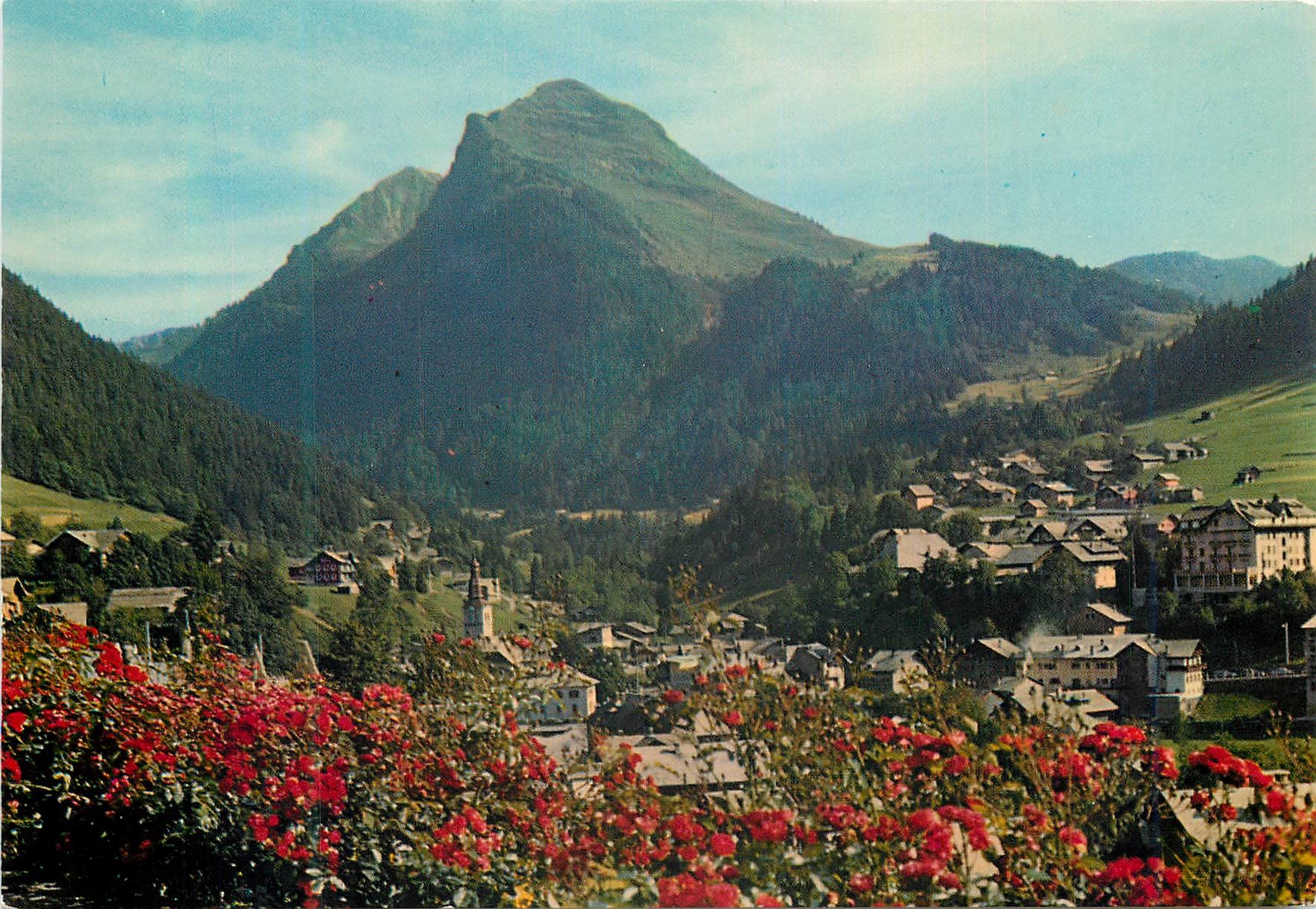 Morzine (Haute-Savoie) — Vue générale — La Pointe de Nyons (2023 m.) — Éditions « La Capitale »