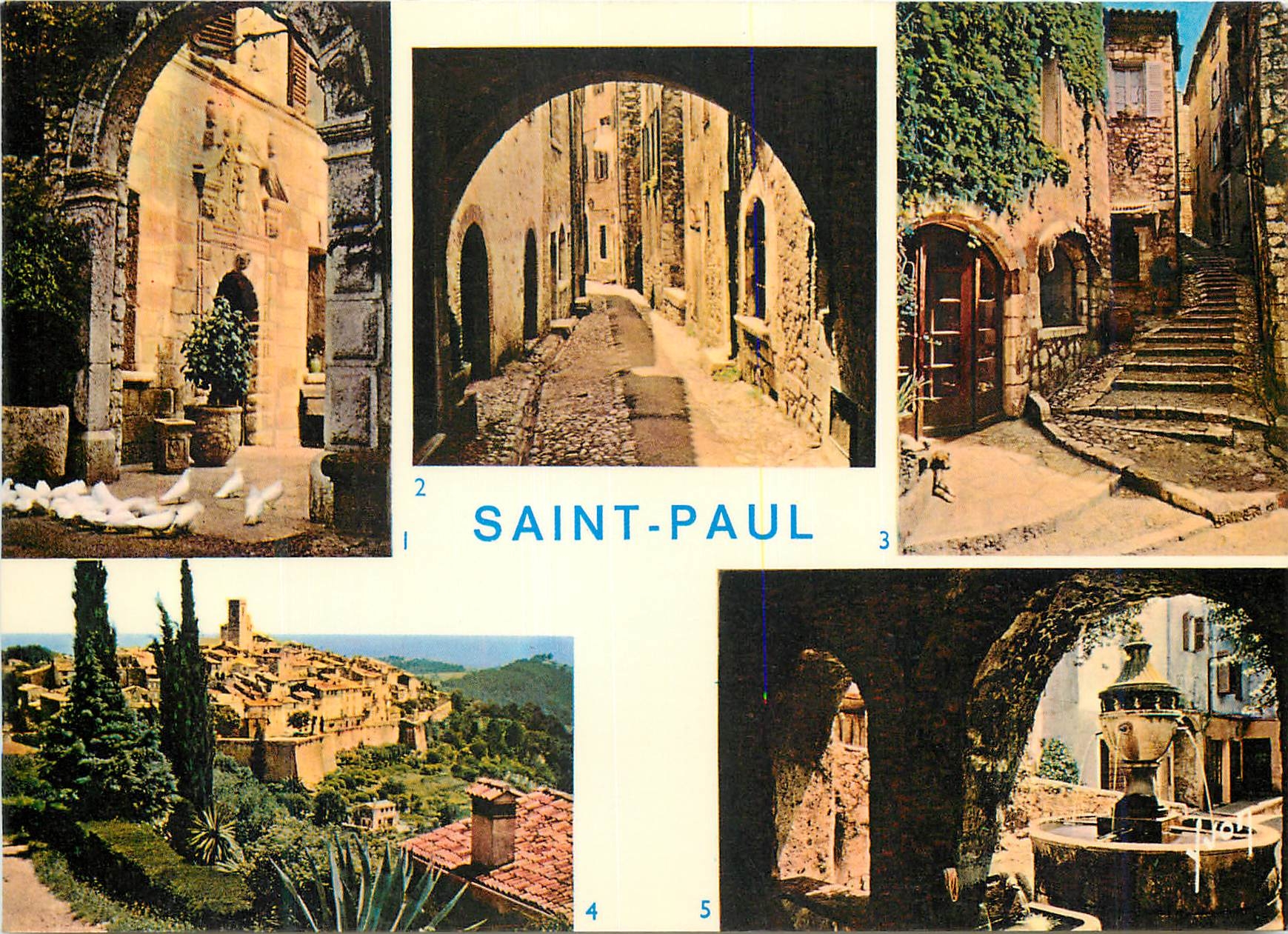 CPM Couleurs et Lumiere de France La Cote d Azur miracle de la nature Saint Paul de Vence Alpes Maritimes