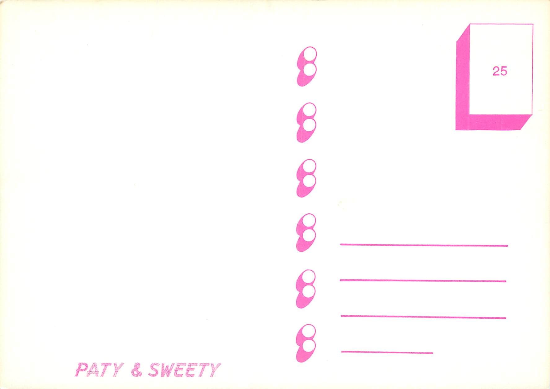CPM Tu n As Rien Trouve d Autre Pour te Faire Remarquer Patty Sweety — Rückseite