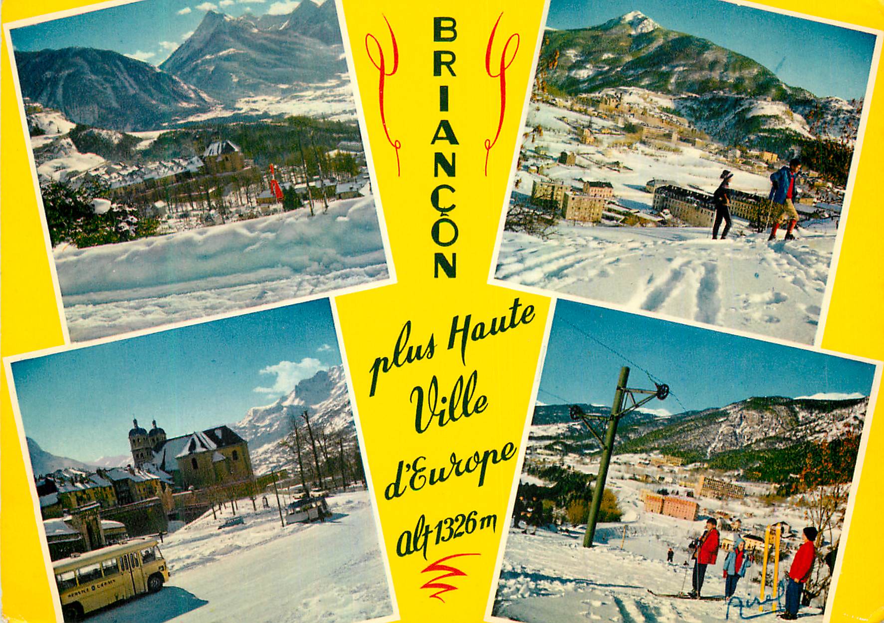 Briancón — plus Haute Ville d'Europe alt 1326 m — Éditions Airel