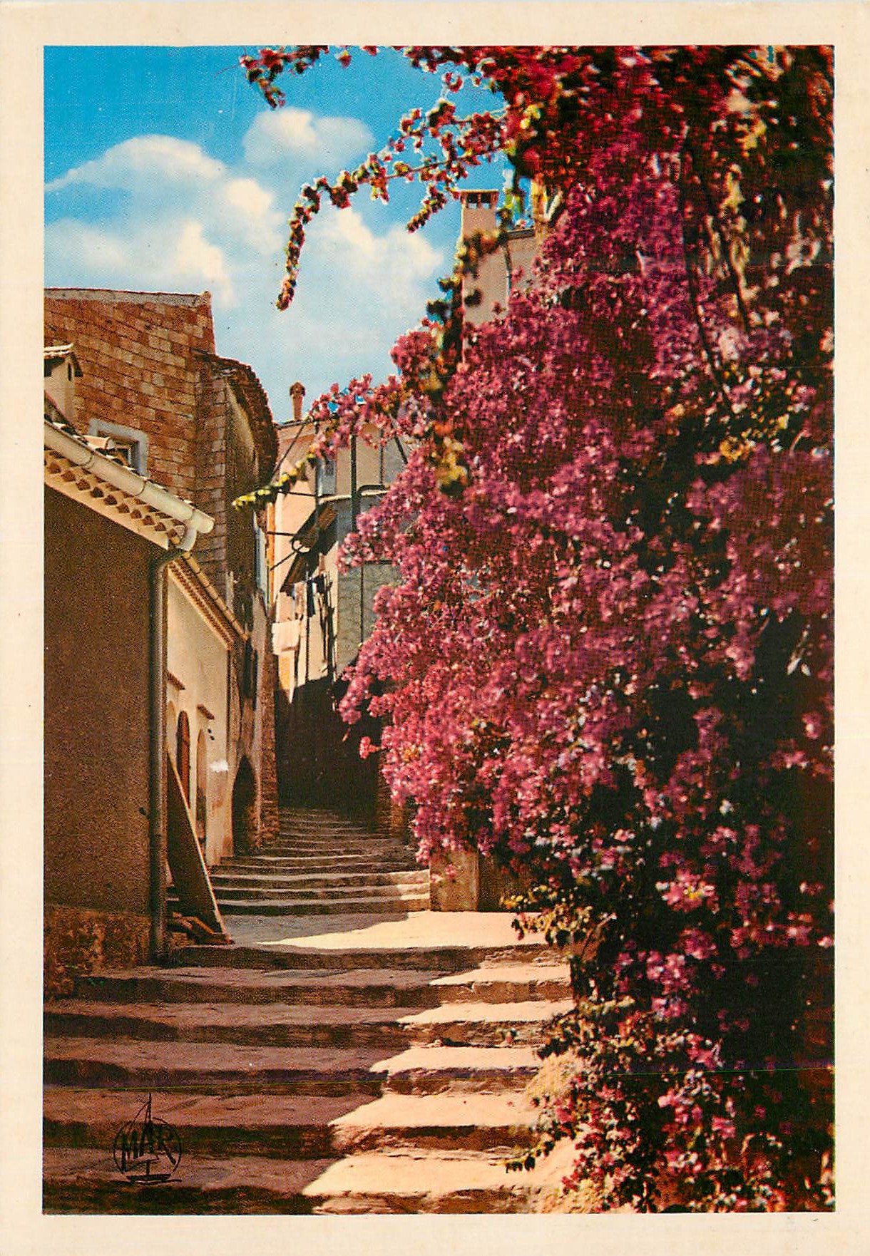 Village Fleuri — Bormes-les-Mimosas (Var) — Éditions «MAR»