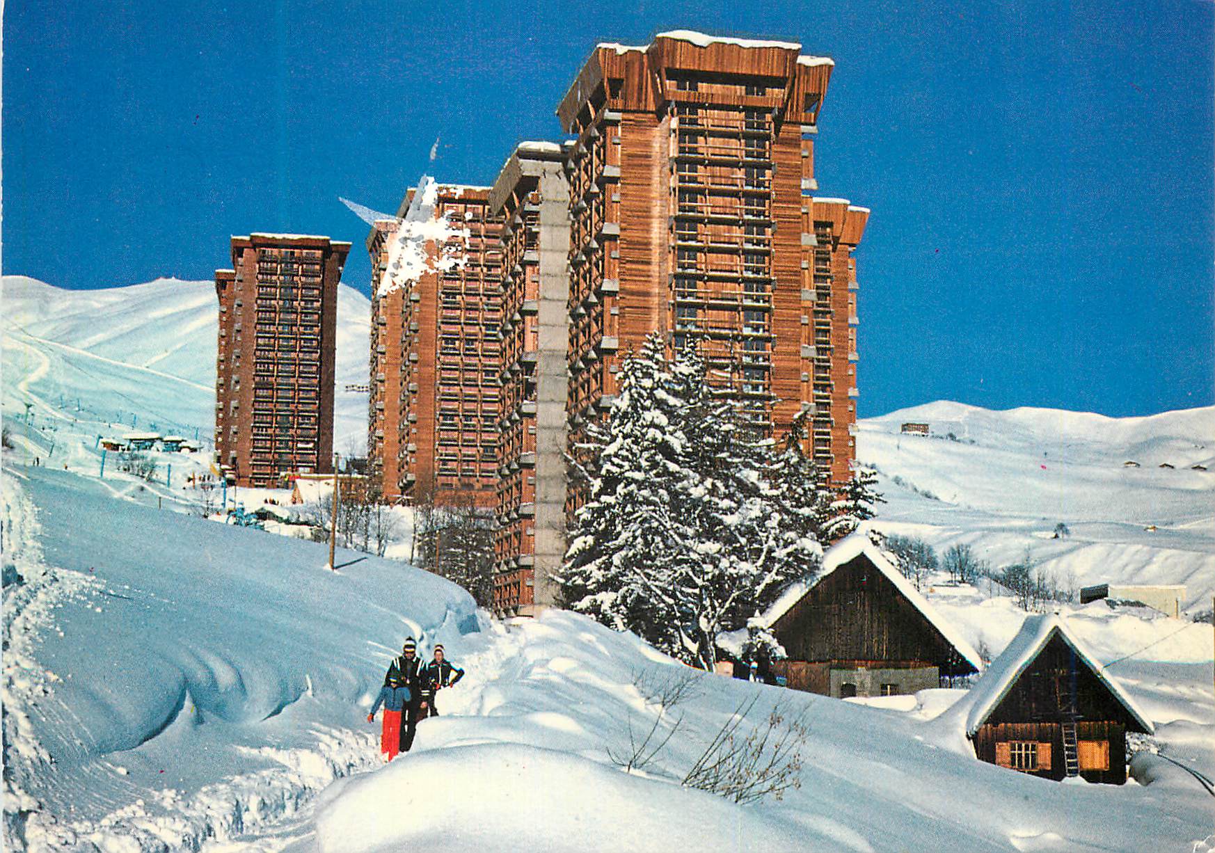 CPM Le Corbier vu du village du Cruet