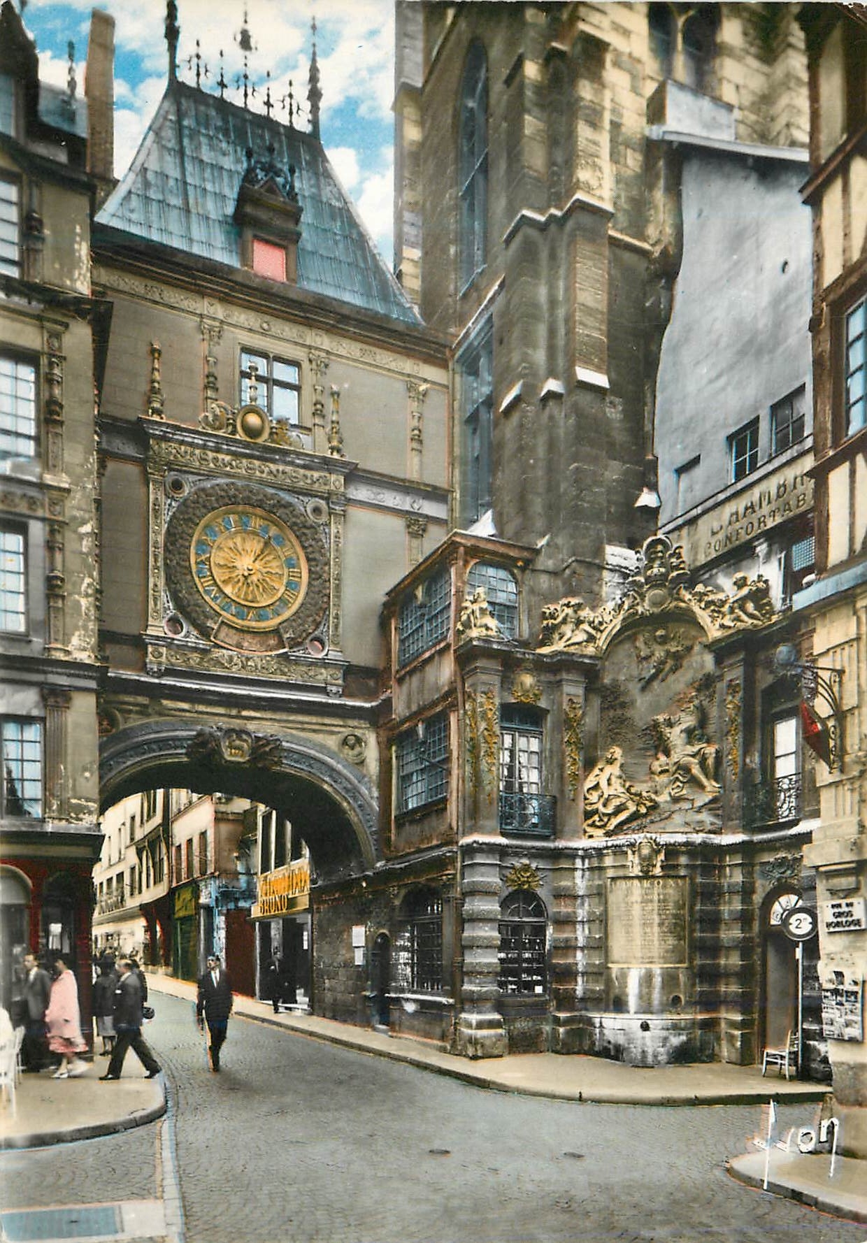 CPM Rouen Seine Maritime Le Gros Horloge