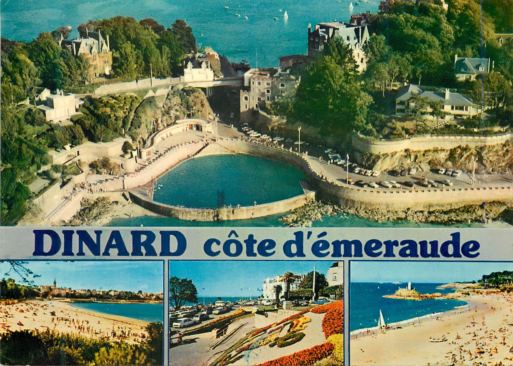 CPM Dinard Cote d emeraude L I et Va Plage du Prieure La plade se St Enogat