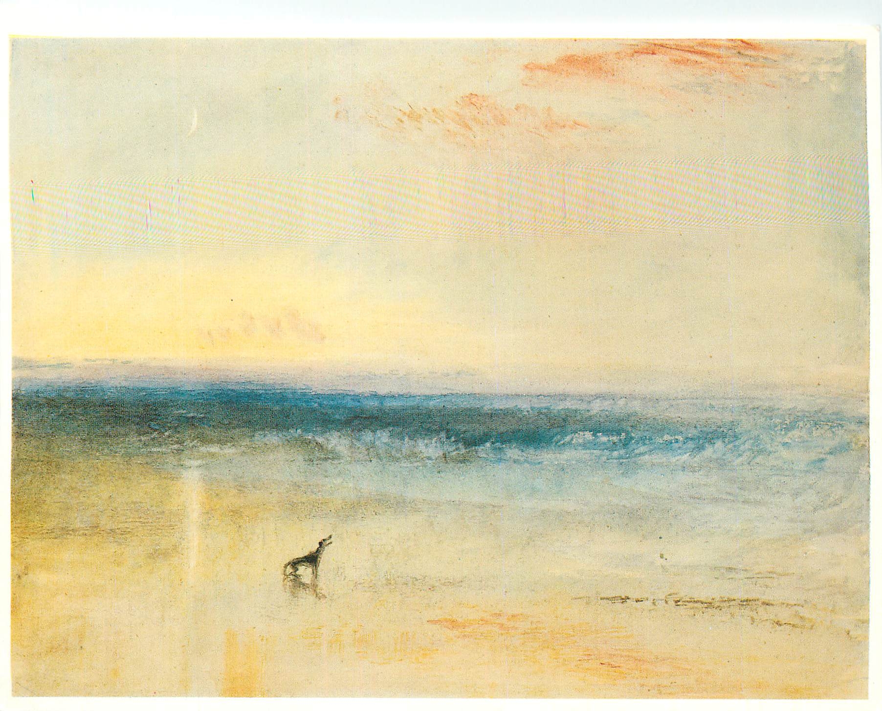 CPM Paris Grand Palais Expositiom Jmw Turner 15 Octobre 1983 16 jarvier 1984 Jmw Turner L aube apres le naufrage Londres