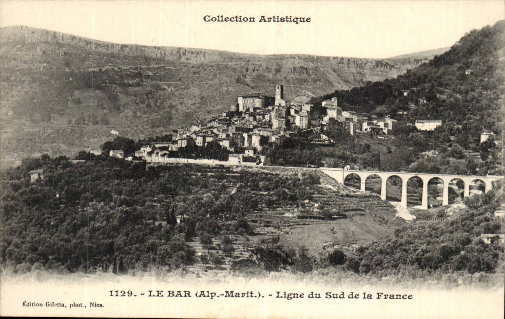 Le Bar - Ligne du Sud de la France - train - - CPA 