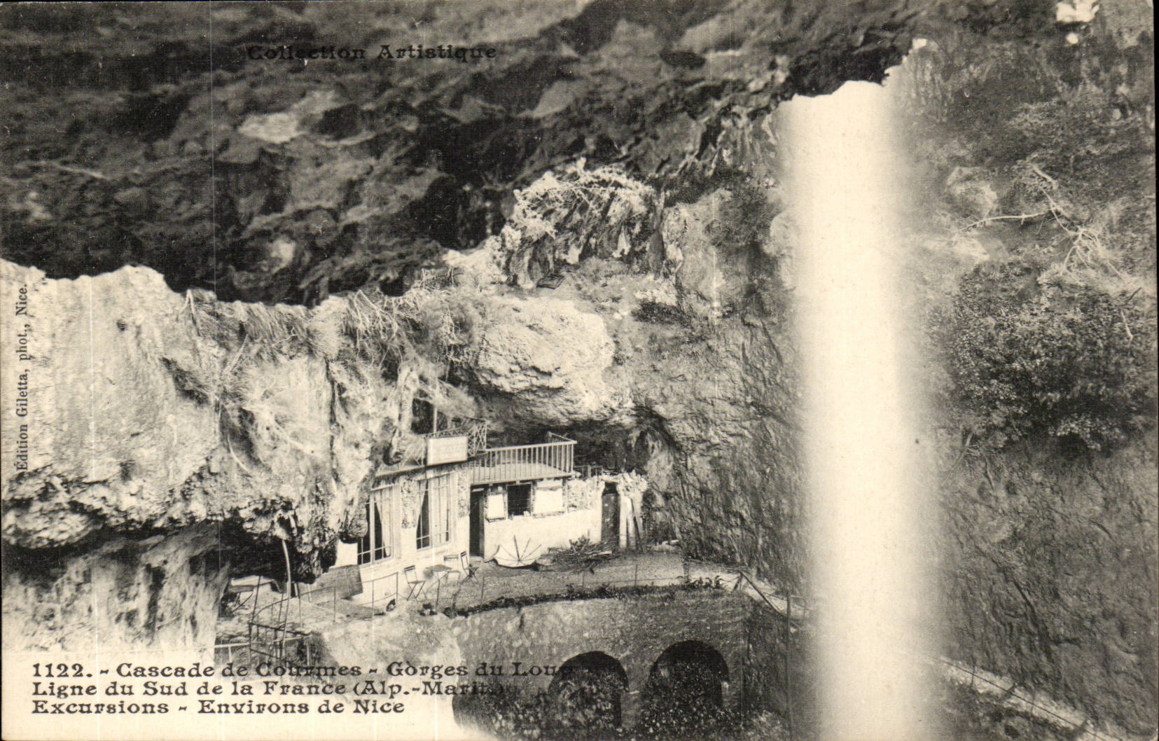 Environs de Nice - Ligne du Sd de la France - train - Gorges du Loup- CPA 