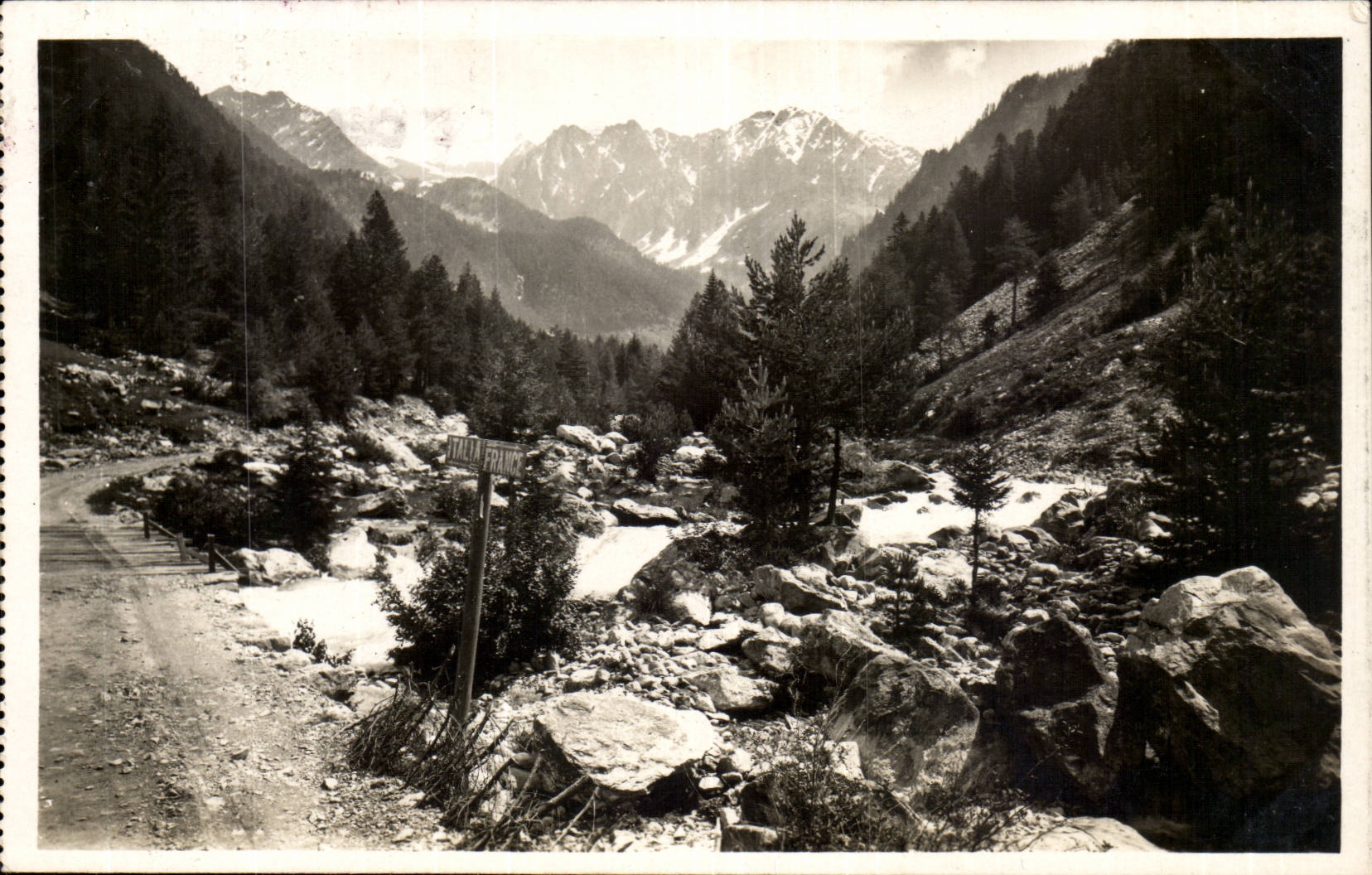 Saint martin Vesubie - La Suisse Nicoise - Alt 960 Frontiere franco Italienne du Boreon - CPA 