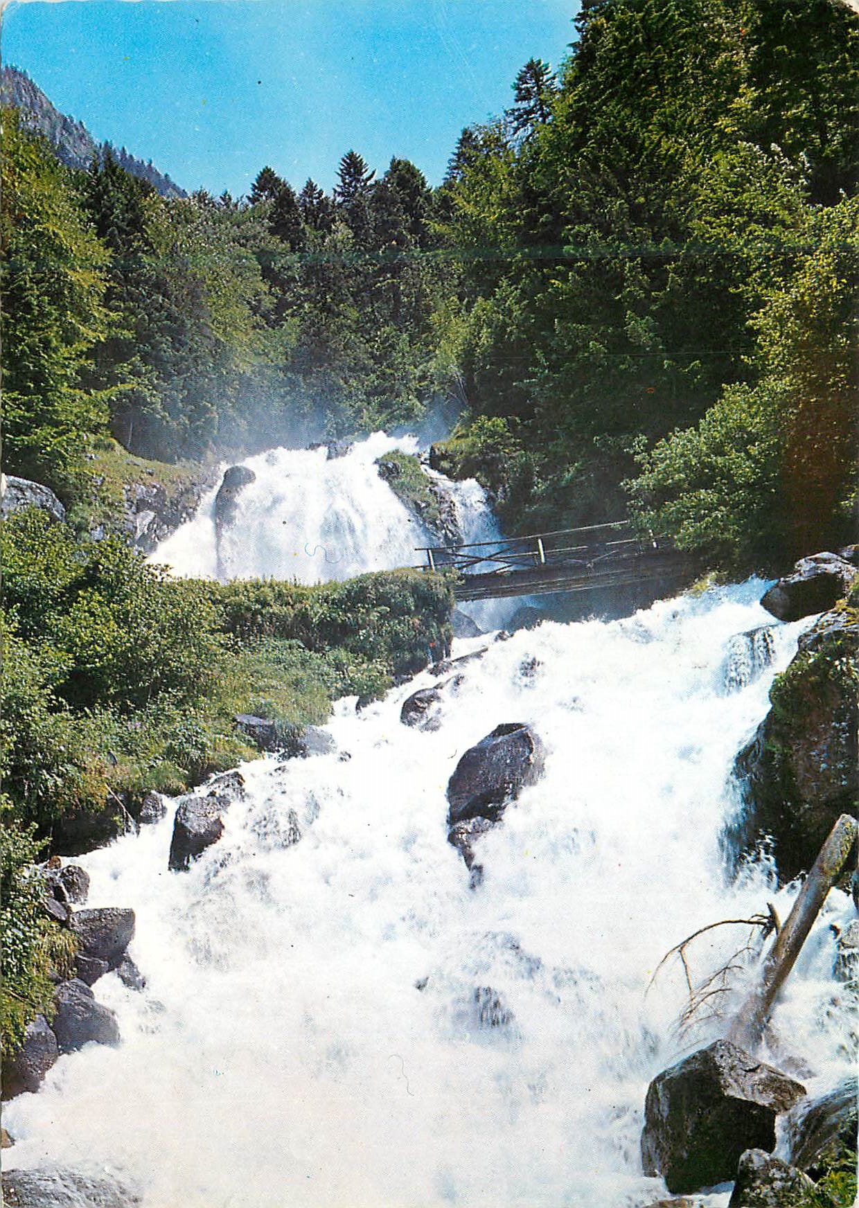 CPM Cauterets (H Pyr) La Cascade de Lutour a la Raillere