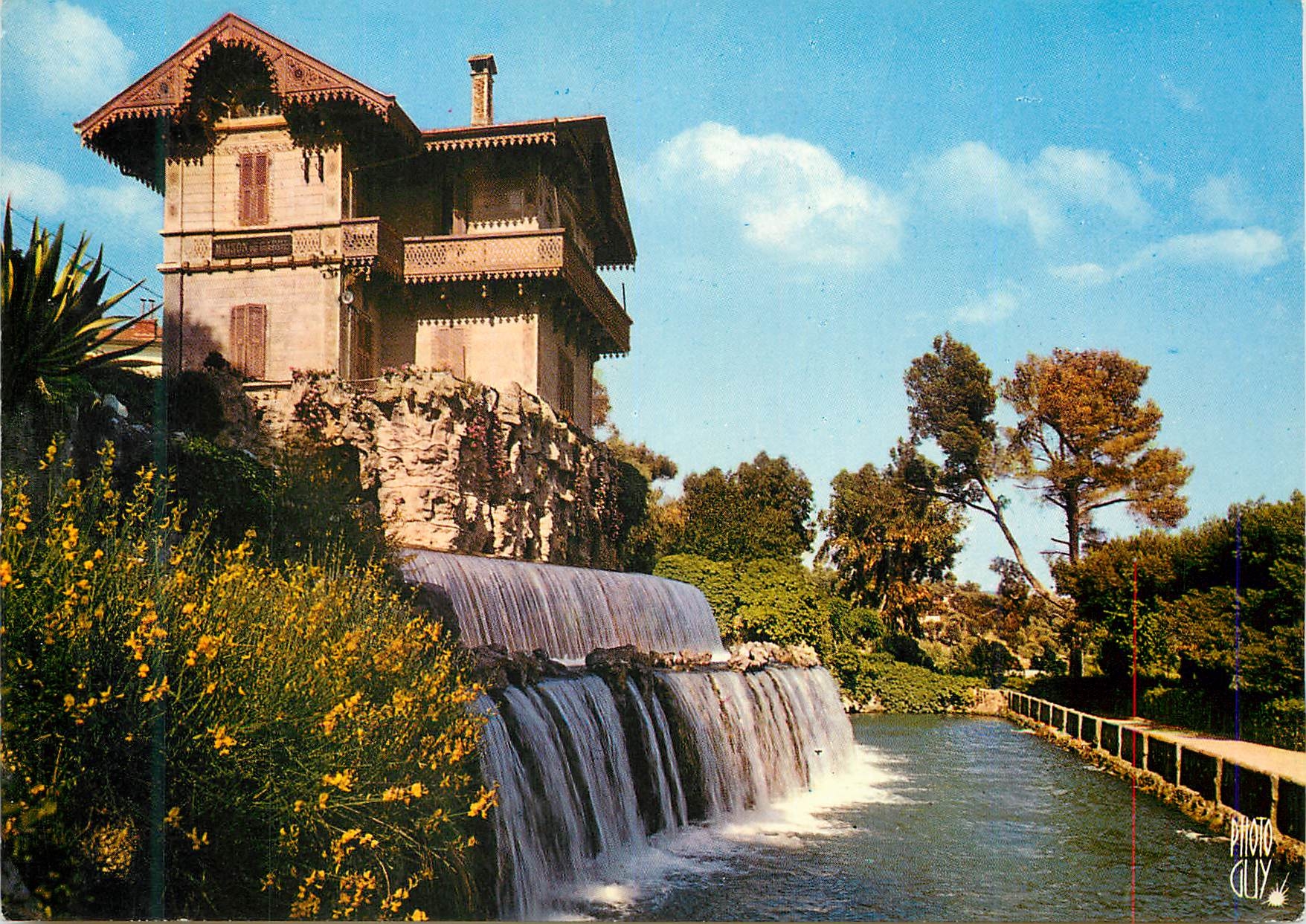CPM Nice Cascade de Gairaut Paysages de France Cote d'Azur
