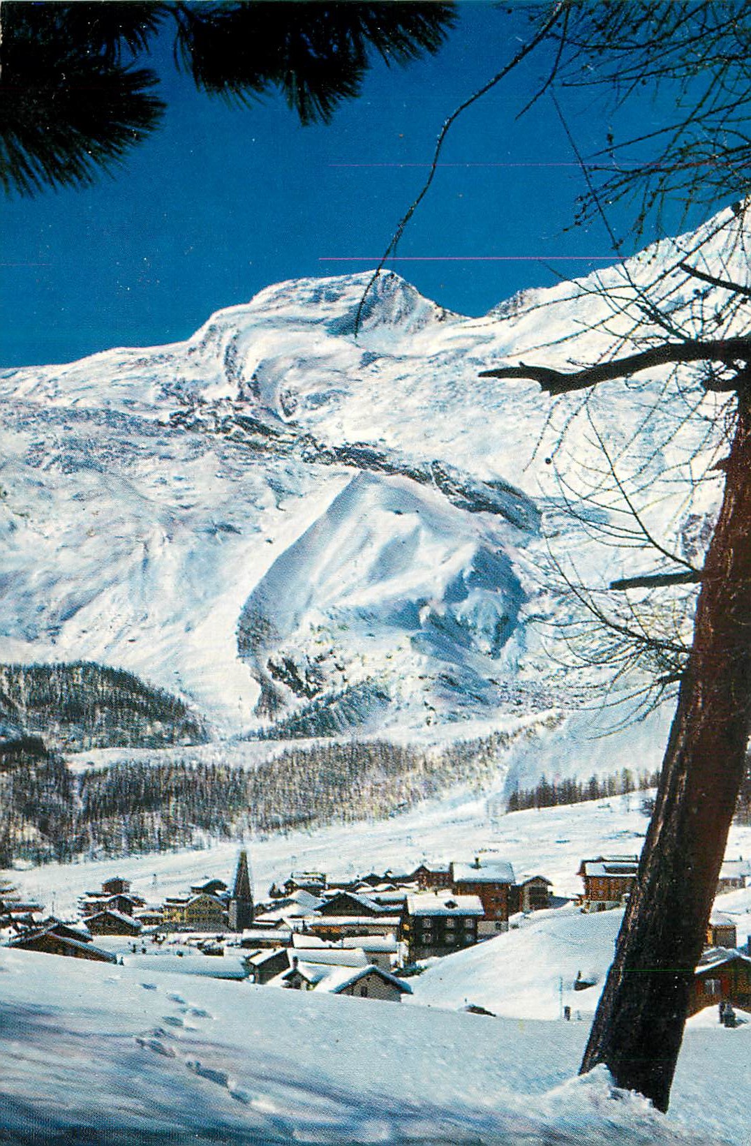 CPM Saas Fee 1800 m Feegletscher Langfluh Alphubel 4206 m