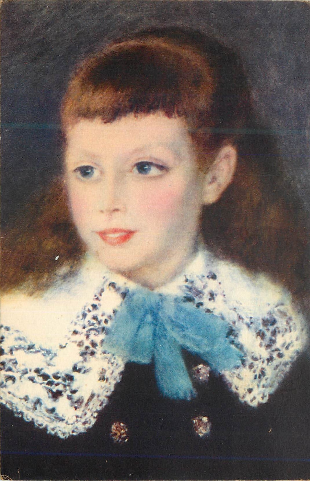 CPM Musee de Sao Paulo Renoir Portrait de Mademoiselle Marthe Berard