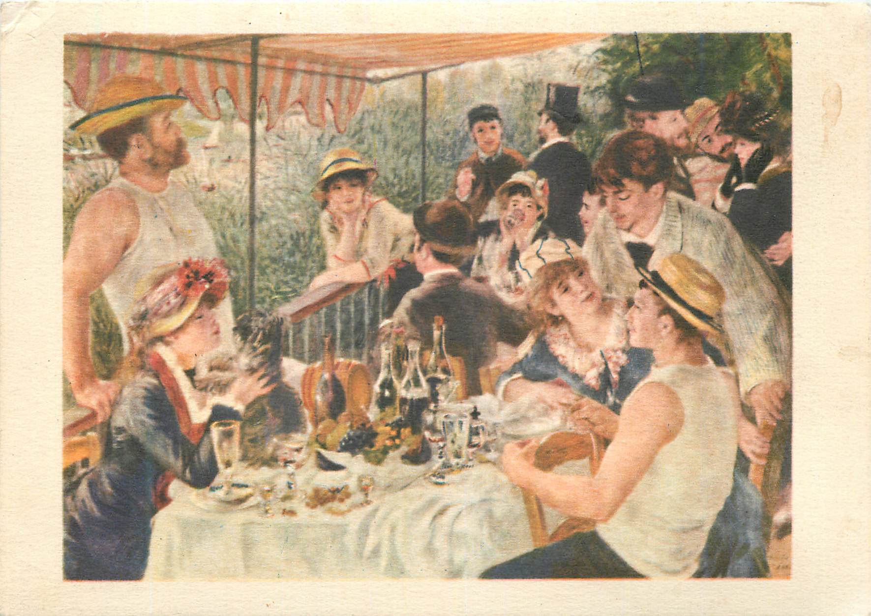 CPM Renoir Le Dejeuner des Canaliers (1881) Phillips Gallery Washington