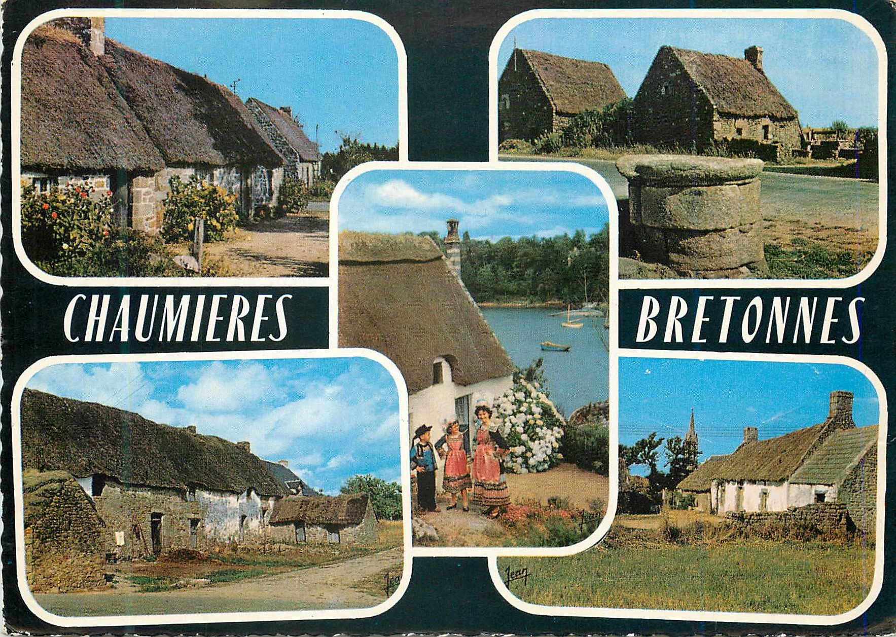 Chaumières et Bretonnnes — Chaumière du Morbihan et du Finistère — Éditions Les Chemins Bretons