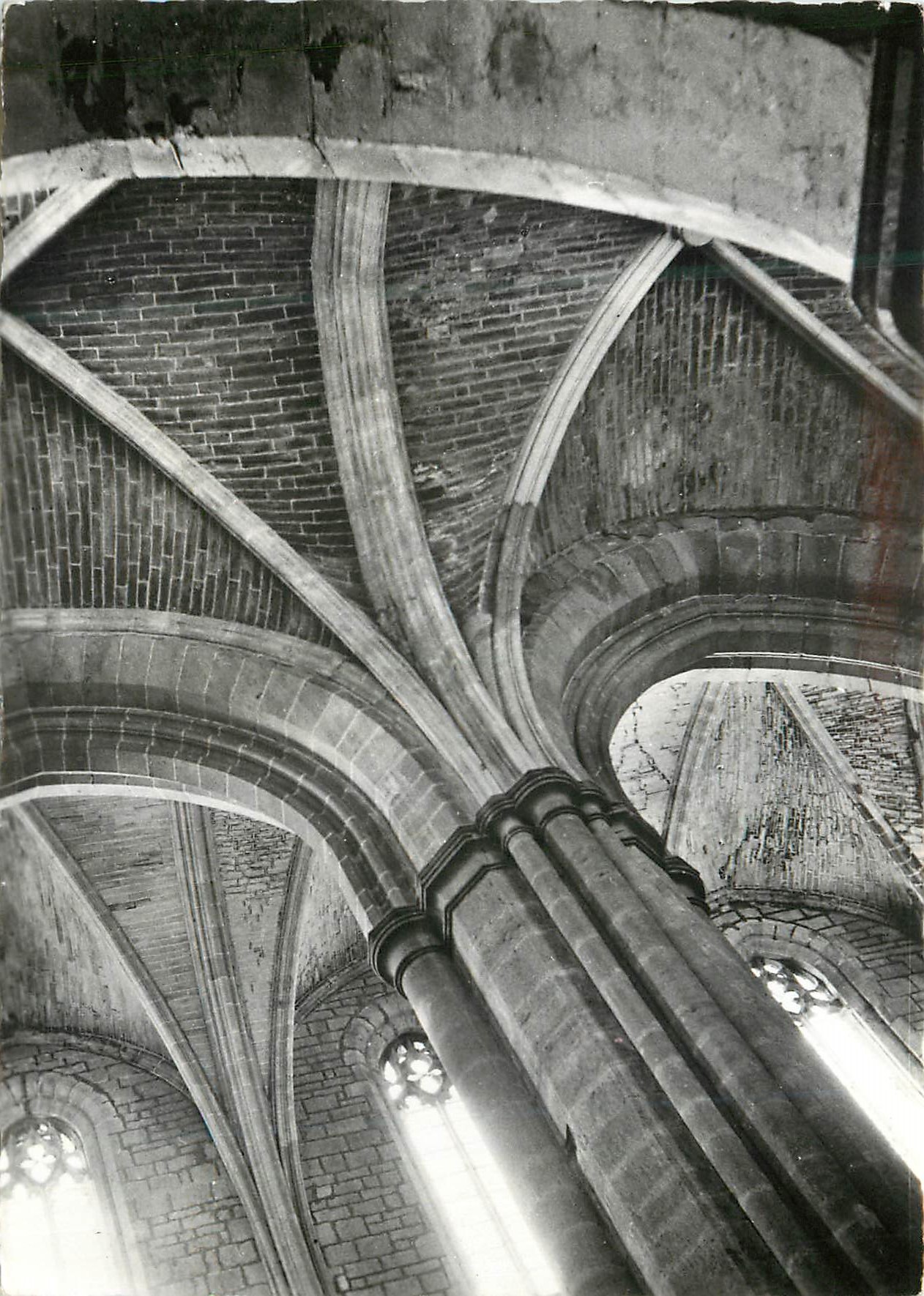 CPM Saint Maximin La Sainte Baume (Var) Basilique du XIIIeme Siecle Harmonie de Piliers et Voutes
