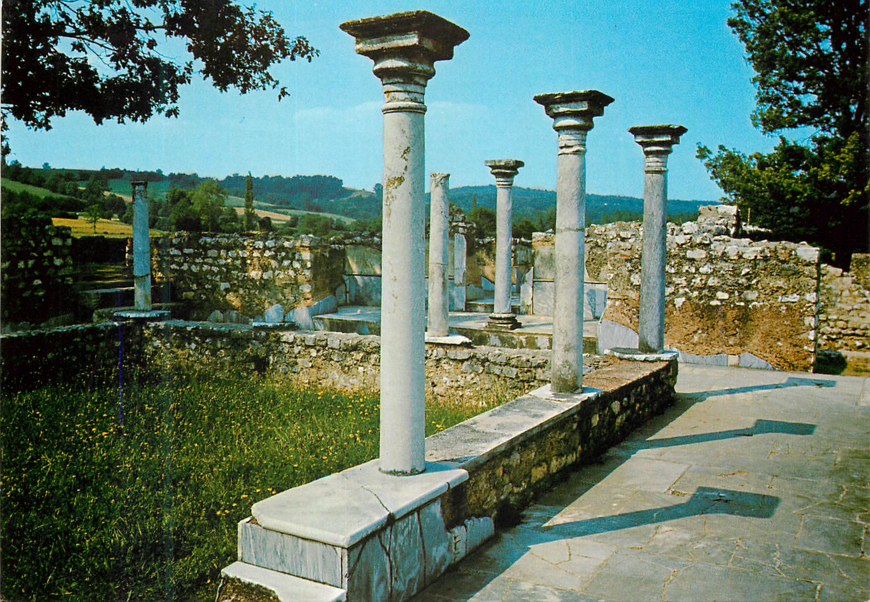 Villa Gallo-Romaine de Montmaurin — Le Nymphée — Photo Jean-Pierre Luchon — Éditions Art-Diapo