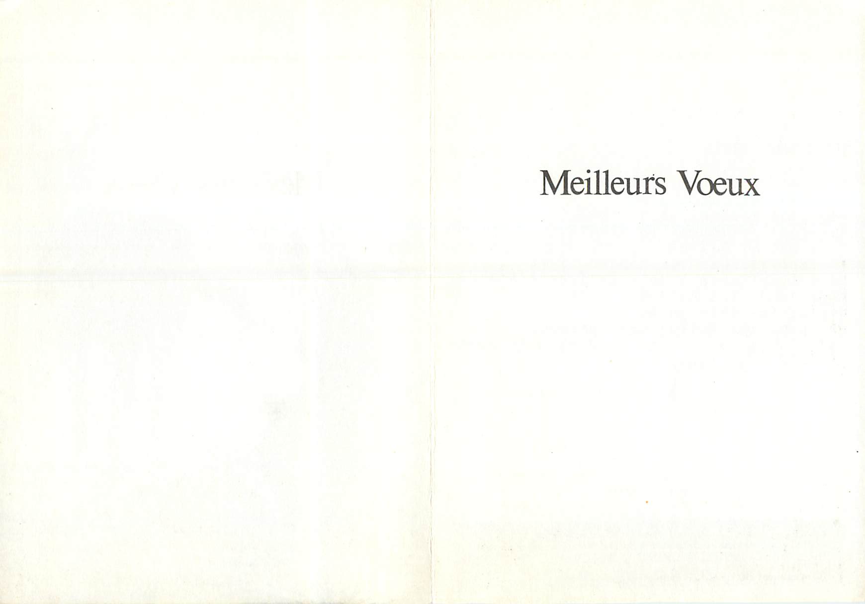 CPM Meilleurs Voeux Zebres Extrait de Histoire Naturelle  — Rückseite