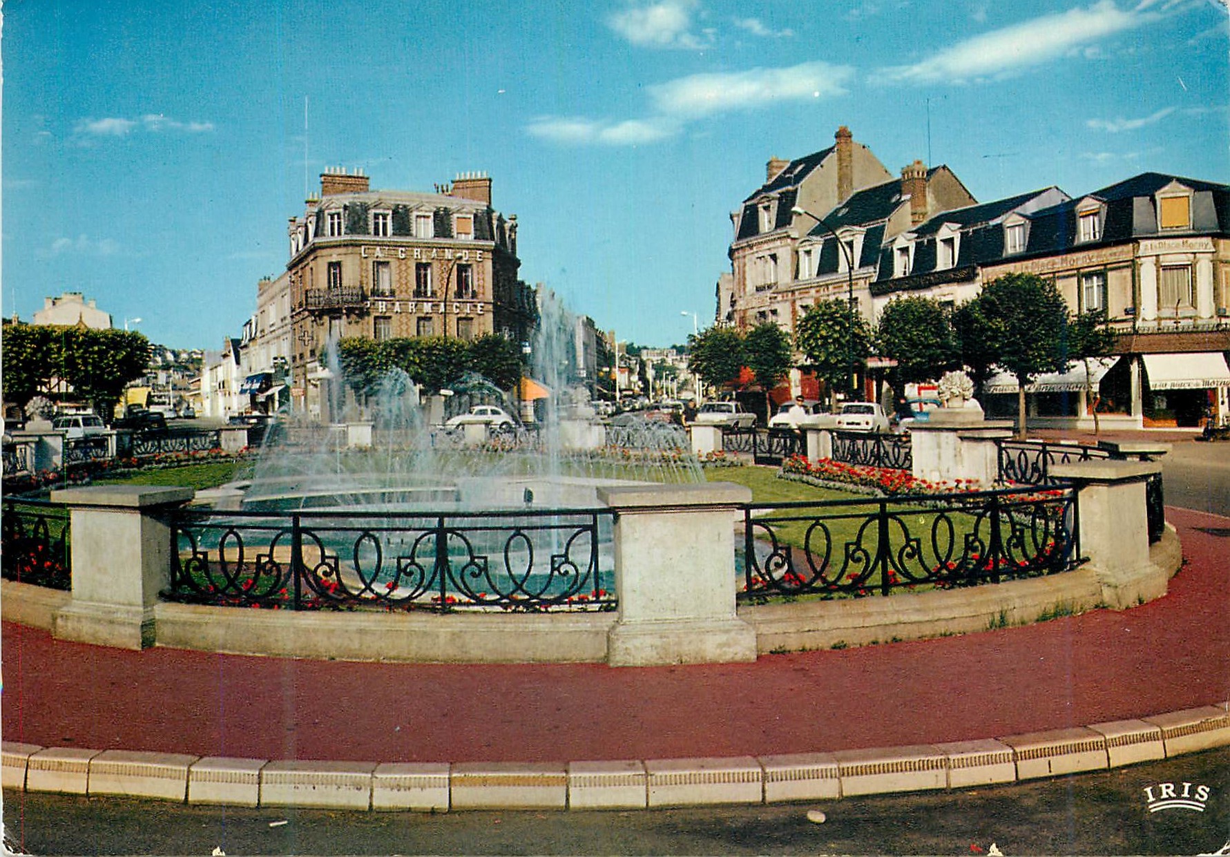 Deauville - Platz de Morny — Fontänen — Verlag LUMICAP, Nr. 2633