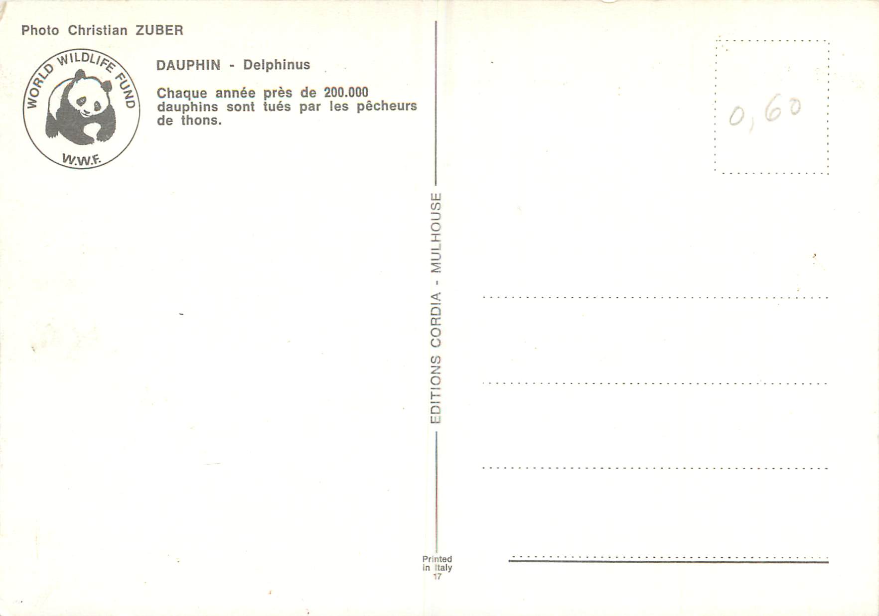 CPM Dauphin Delphinus — Rückseite