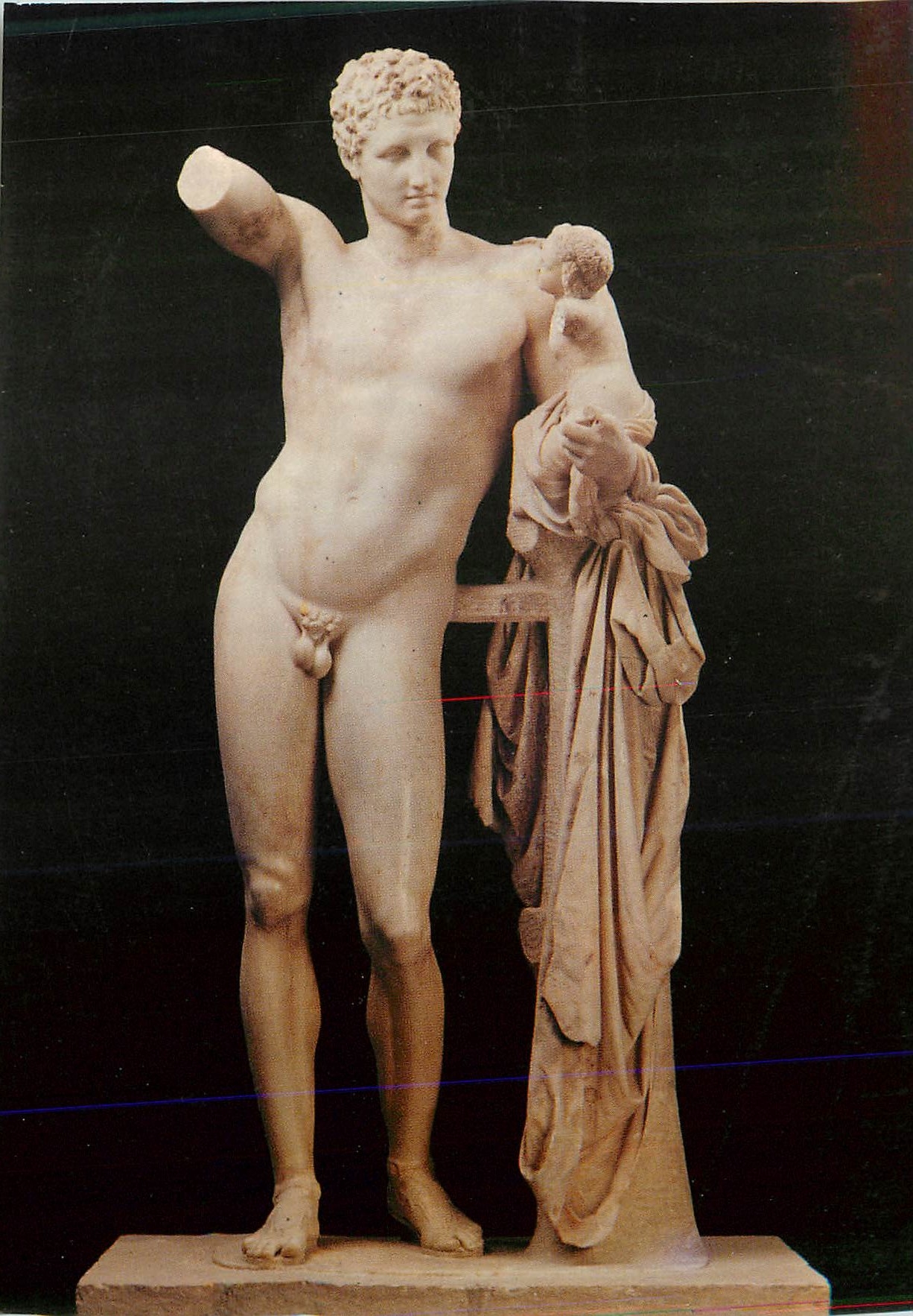 CPM Musee d'Olympie Hermes de Praxitele (343 av J C)