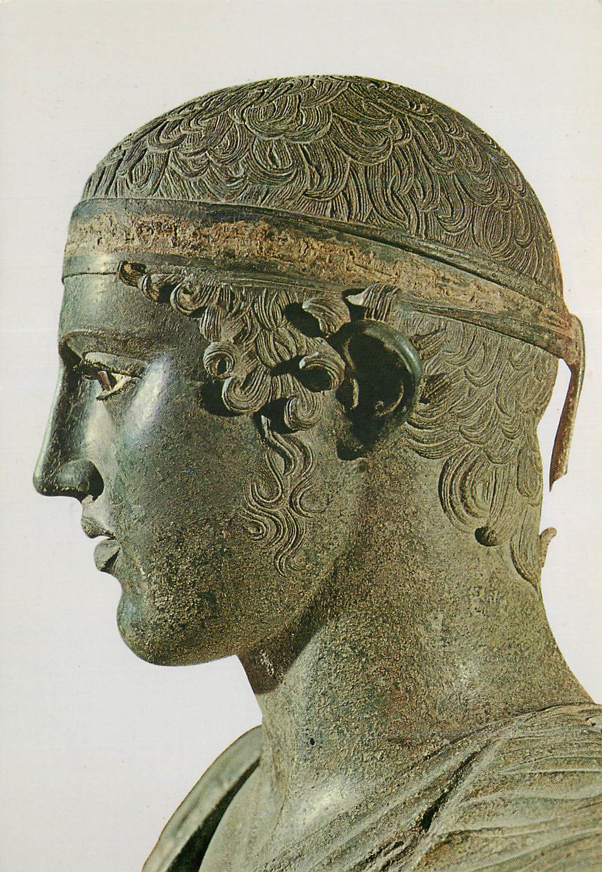 CPM Musee de Delphes L'Aurige (475 av J C)
