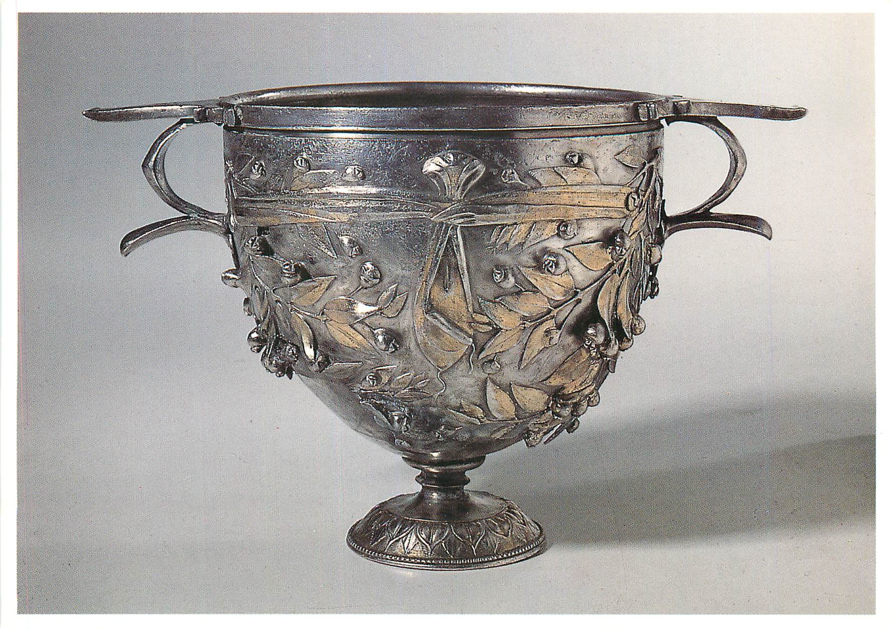 Alise-Sainte-Reine, Côte-d'Or — Coupe aux branches de myrte — Musée des Antiquités nationales, Saint-Germain-en-Laye