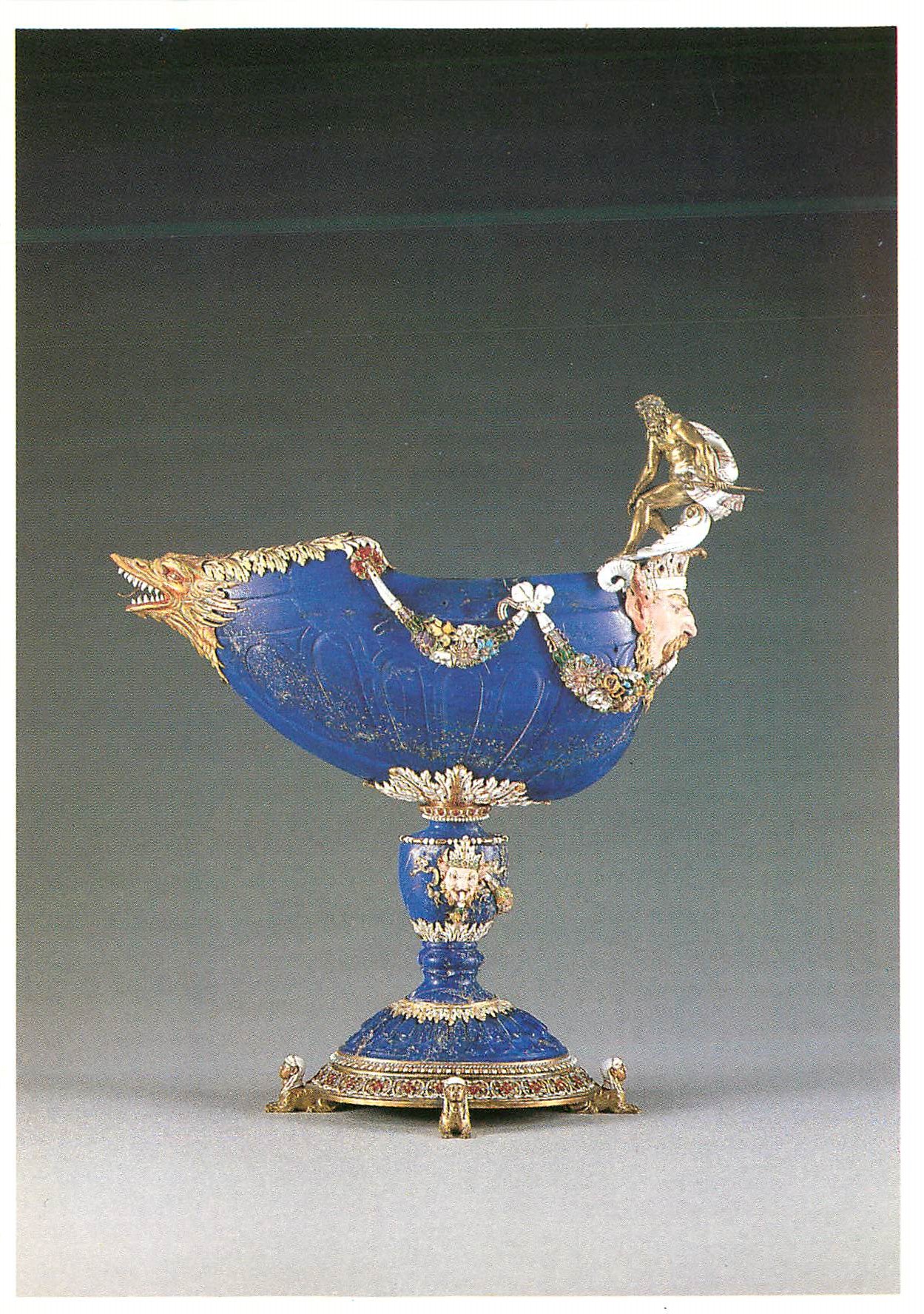 CPM Nef Surmontee d'une Statuette de Neptune Pierre Italie 16e S Monture Paris 17e S Ancienne Collection de Louis XIV