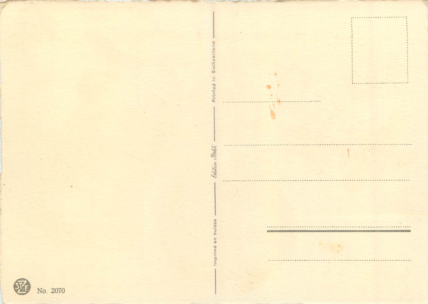 CPM Fleurs — Rückseite
