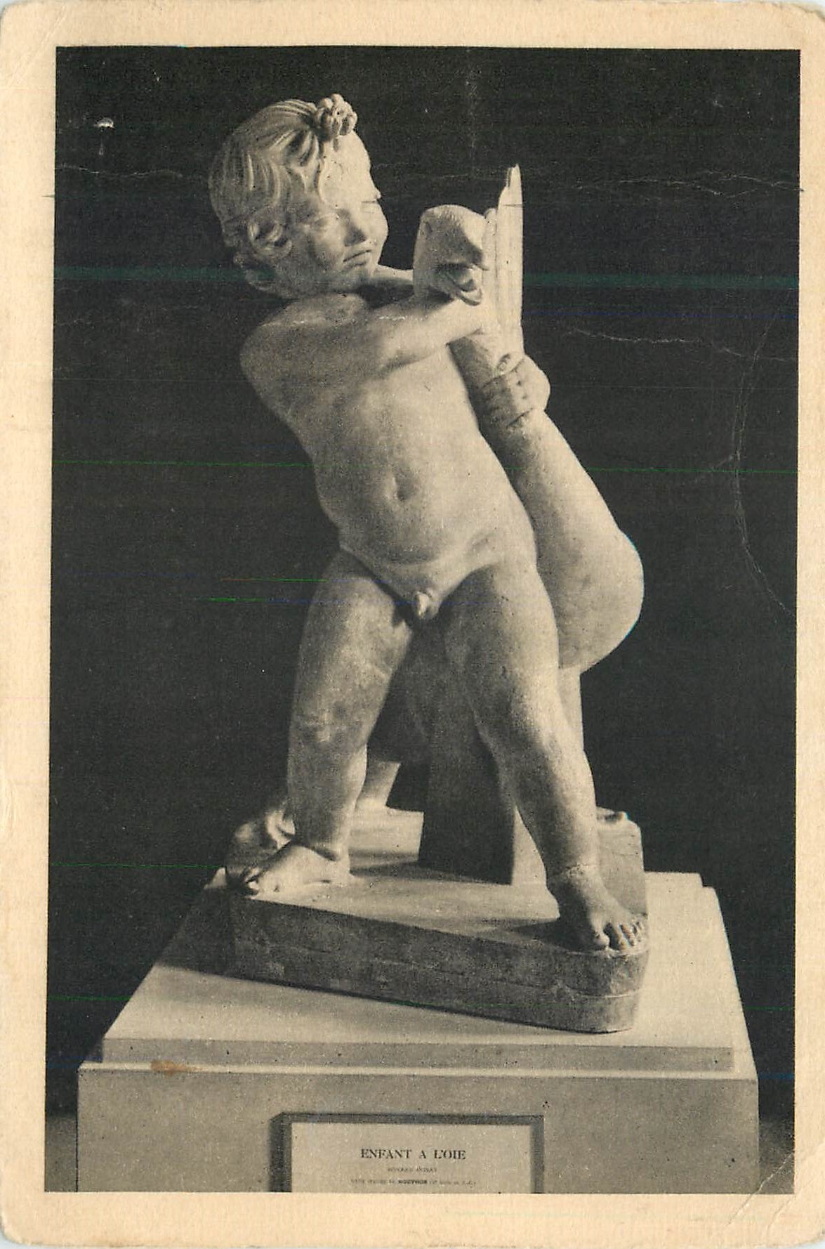 Enfant à l'oiseau — Réplique du musée du Louvre — Édition des Musées Nationaux