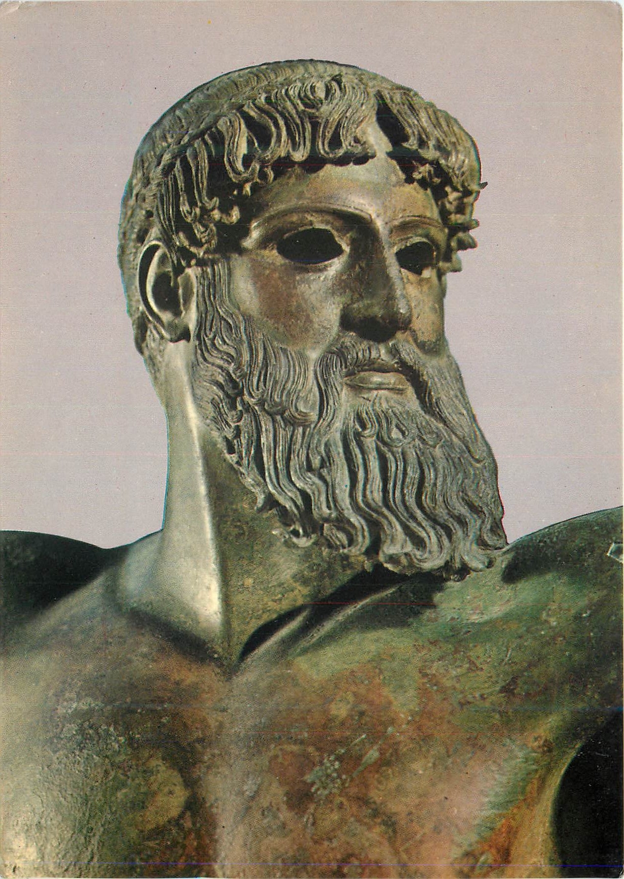 CPM Athenes Musee Nat Archeol Statue en Bronze de Poseidon (ou Jupier) (environ 460 a C)