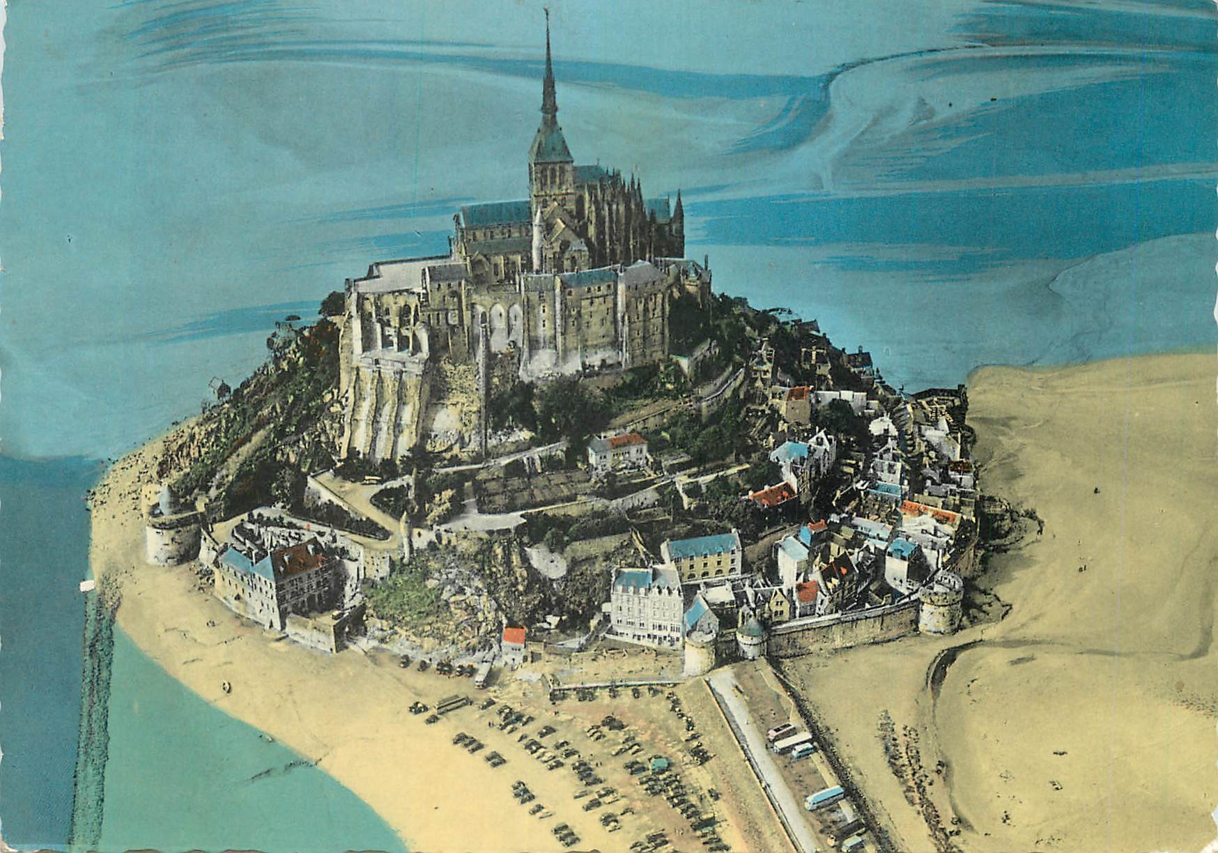 Mont-Saint-Michel — Vue aérienne — LE MONT ST-MICHEL, 117, cliché Robert Durandaud