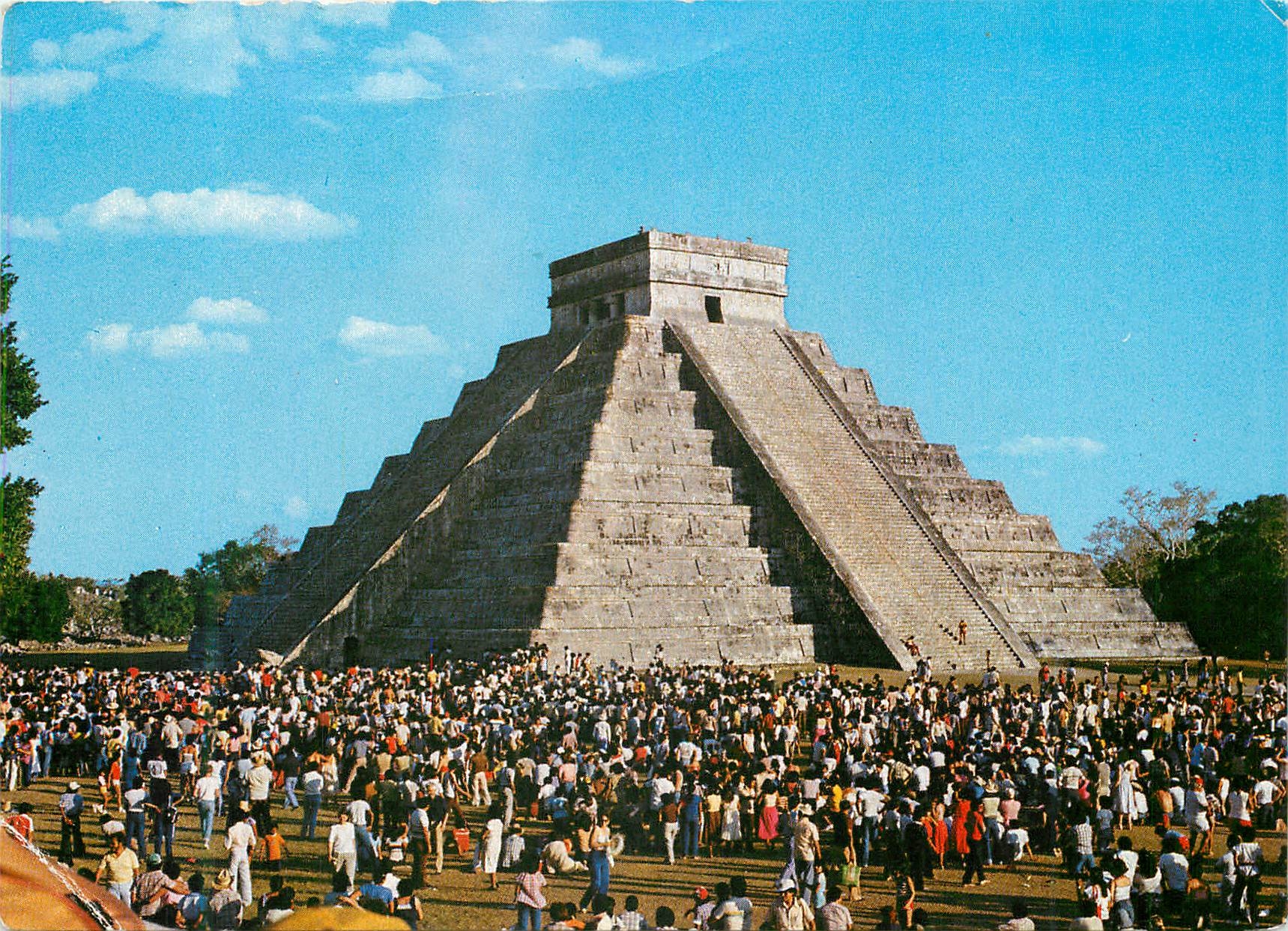 CPM Chichen Itza Yucatan Mexico The Amazing Equinox Spectacle on the Castle