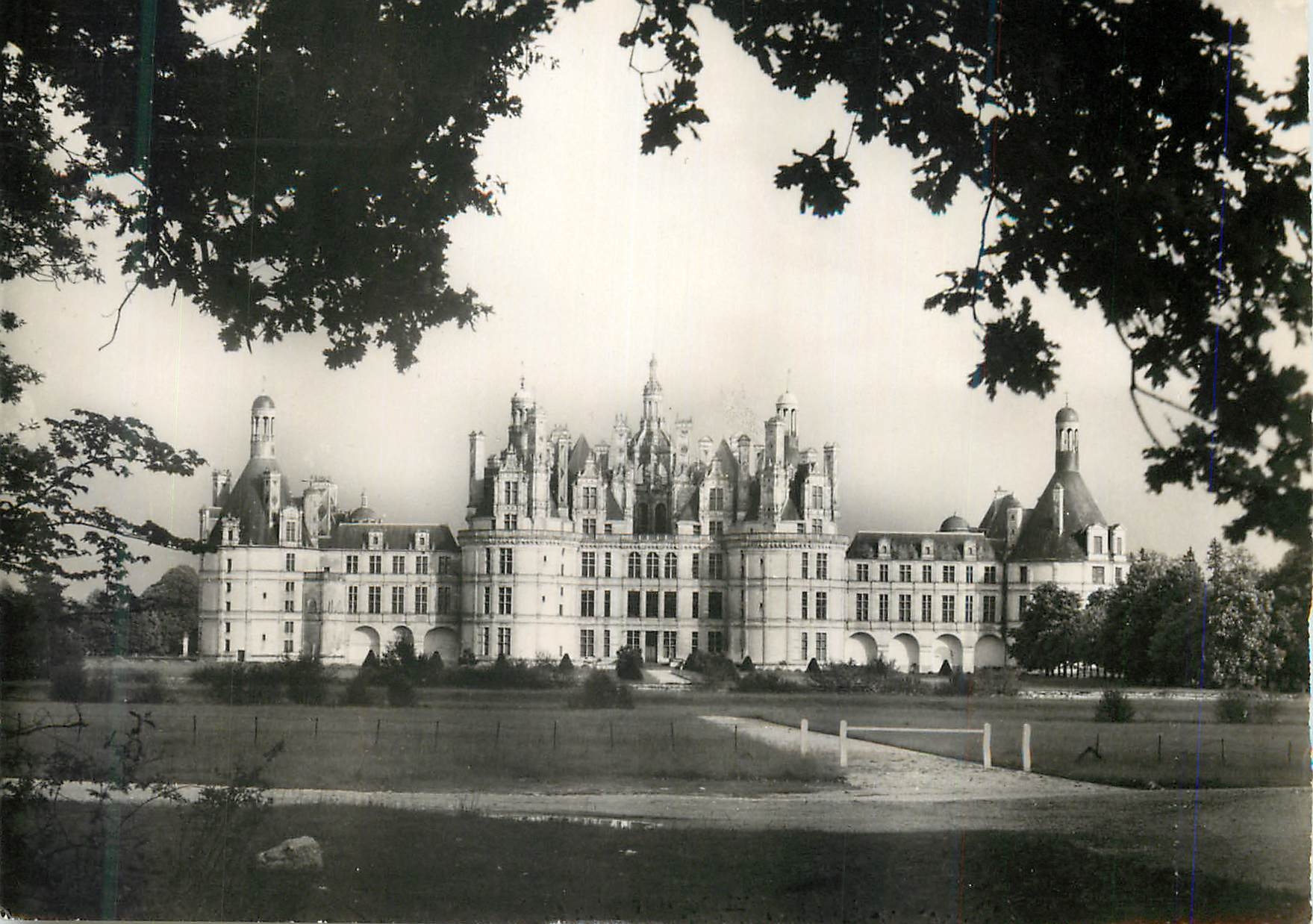 Chambord (Loir-et-Cher) — The Castle (16th Century) — Northern Facade — Authentic Photo
