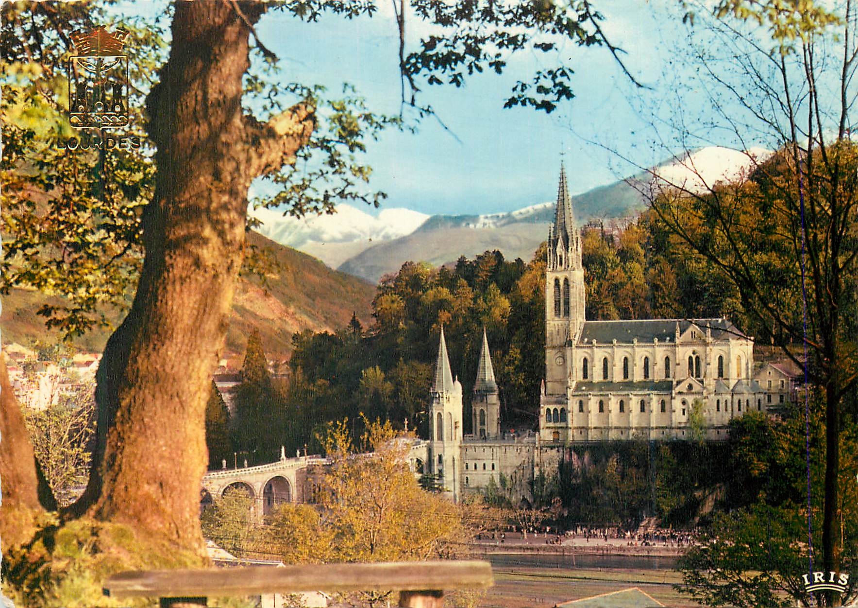 CPM Lourdes La Basilique et le Pic du Jer